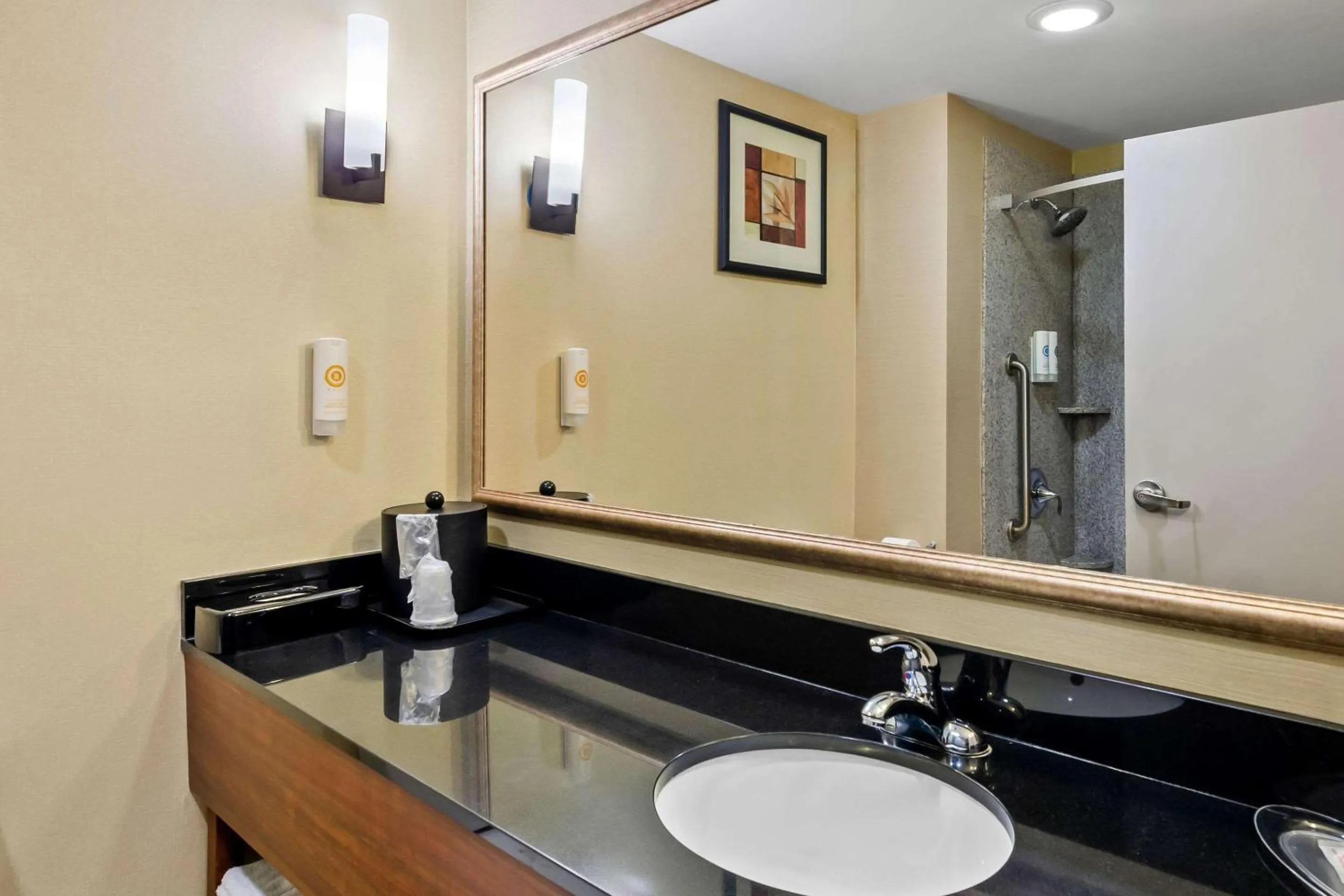 Bedroom in Comfort Suites Salem-Roanoke I-81