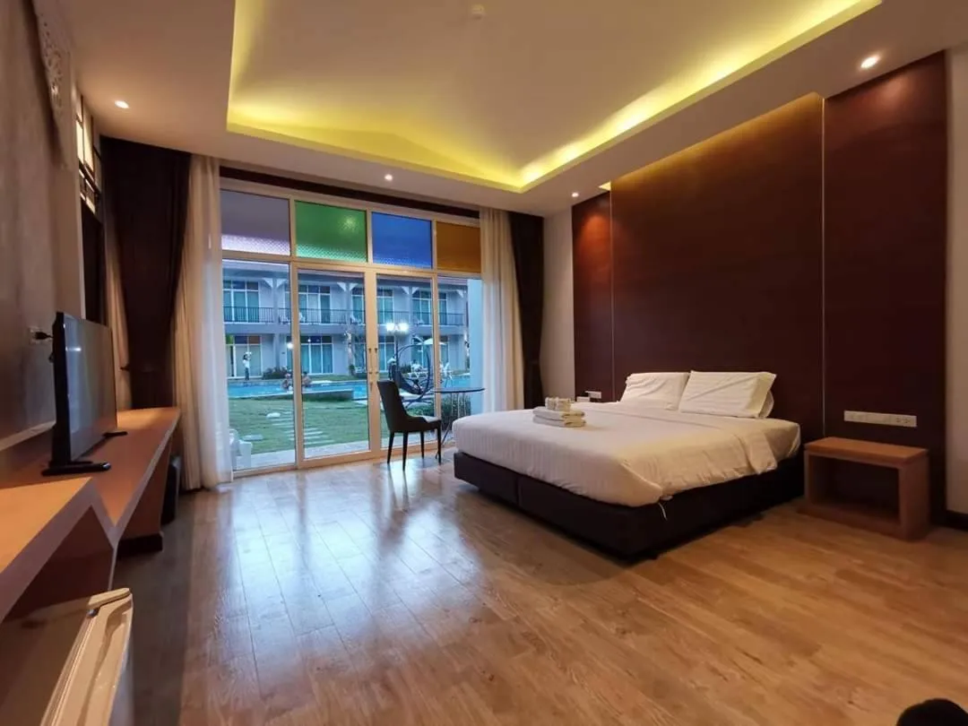 Bed in Southern Airport Hotel Hatyai