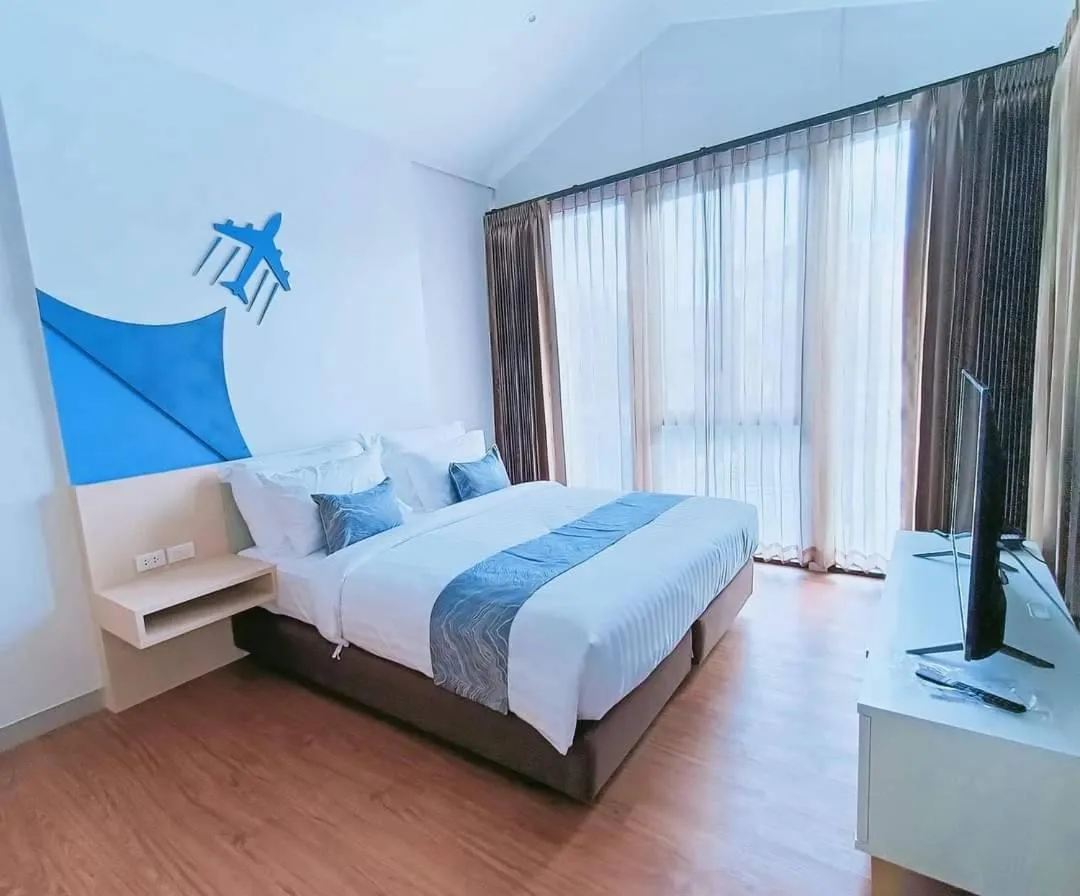 Bedroom, Bed in Southern Airport Hotel Hatyai