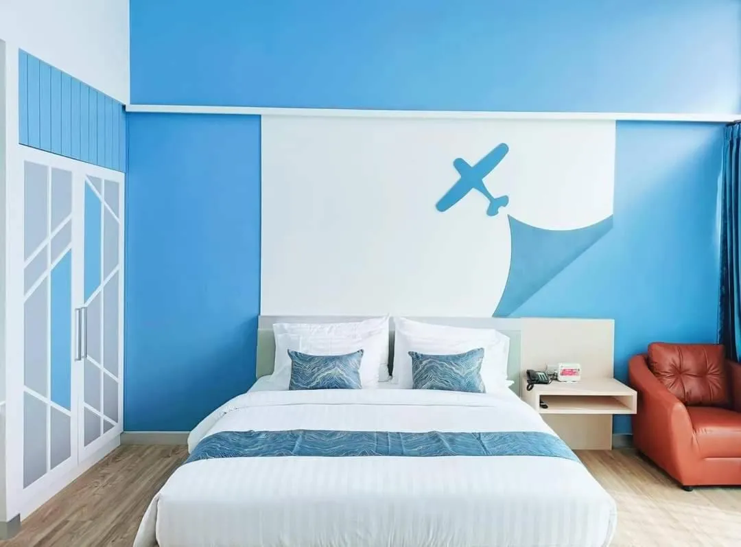 Bed in Southern Airport Hotel Hatyai