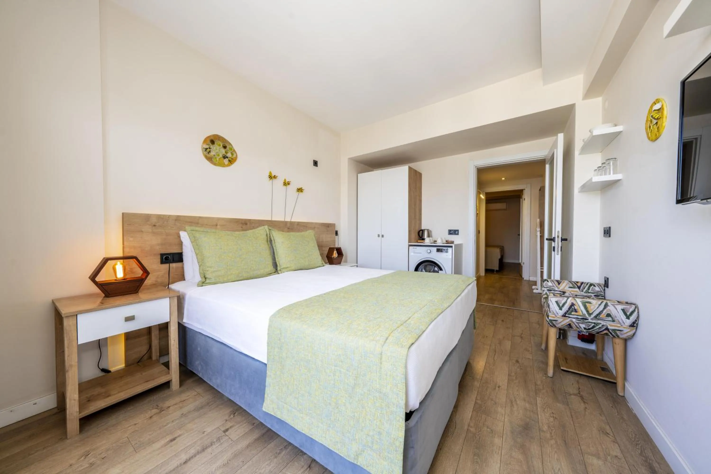 Bedroom, Bed in Ece Marina Suites