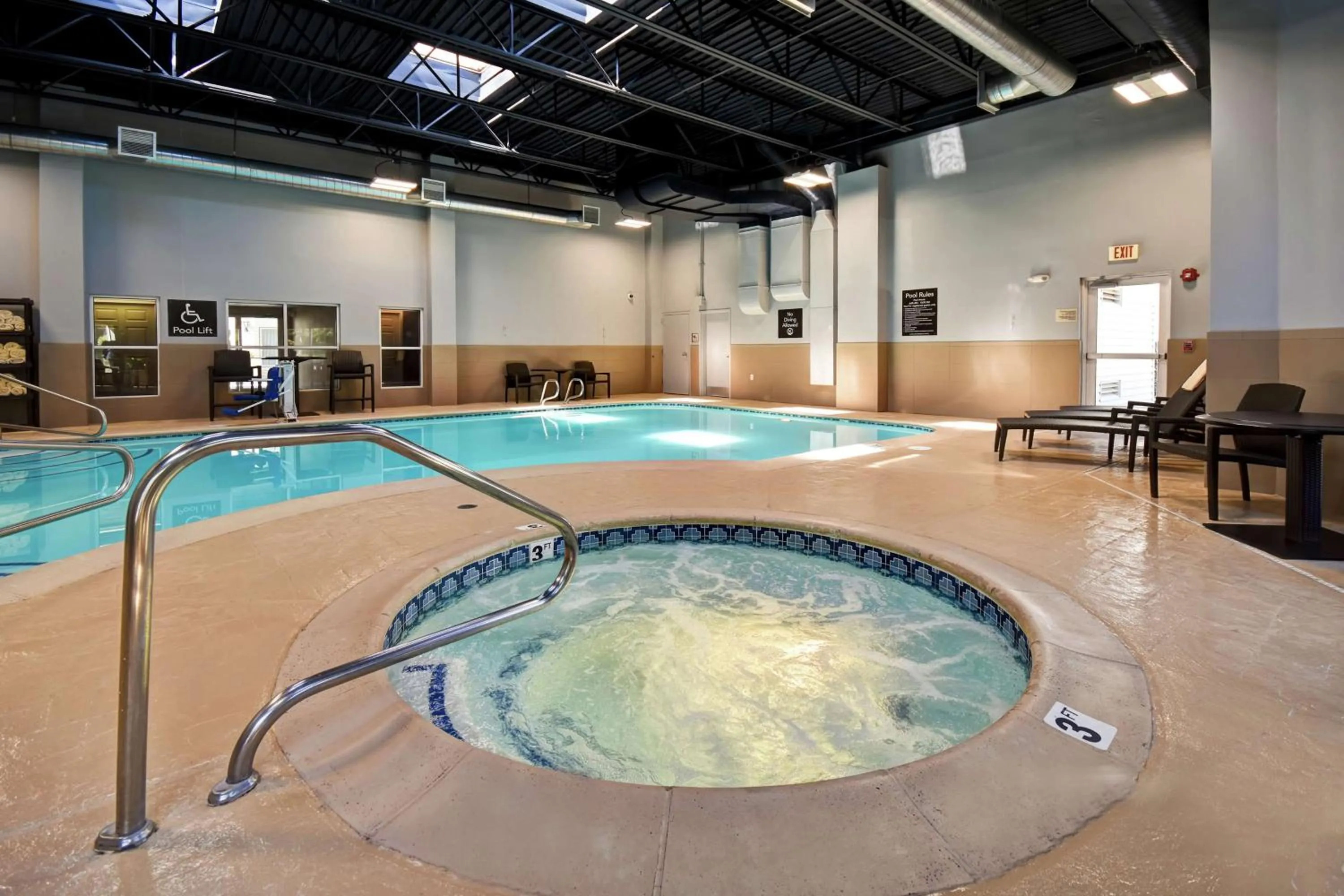 Pool view in Homewood Suites by Hilton Salt Lake City - Midvale/Sandy