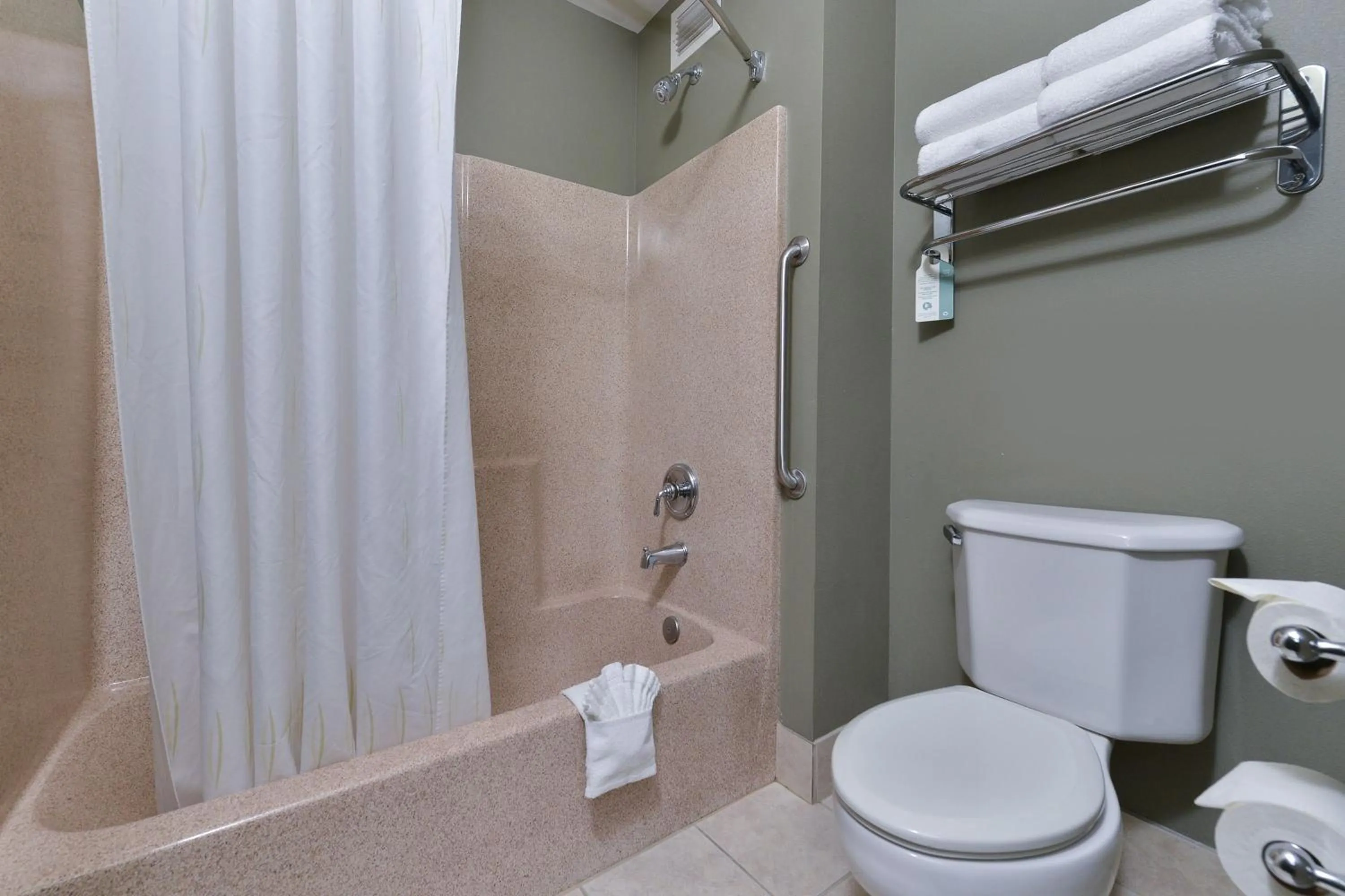 Shower in Comfort Suites Airport Tukwila Seattle
