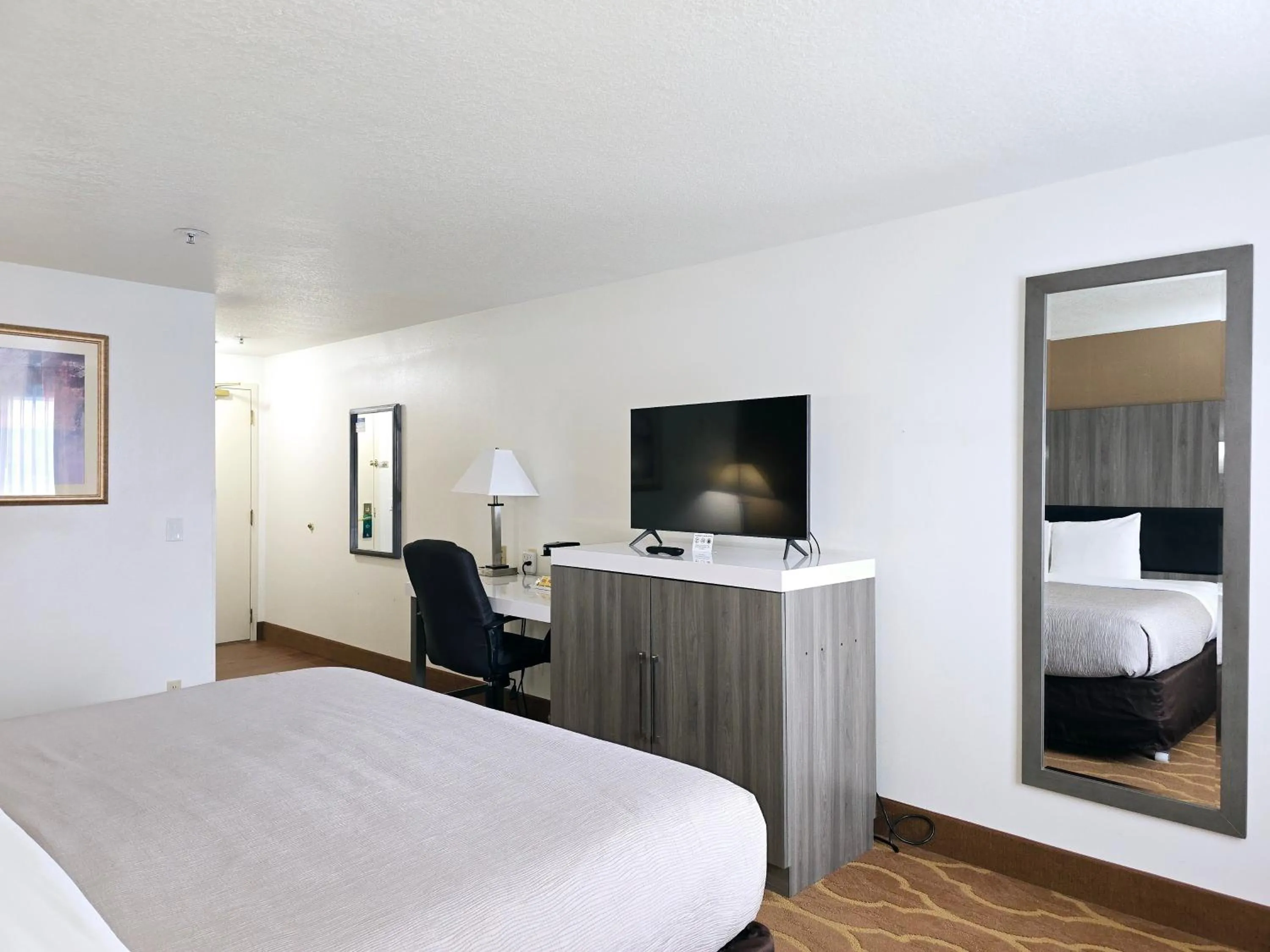 TV and multimedia, Bed in Quality Inn & Suites Longview Kelso