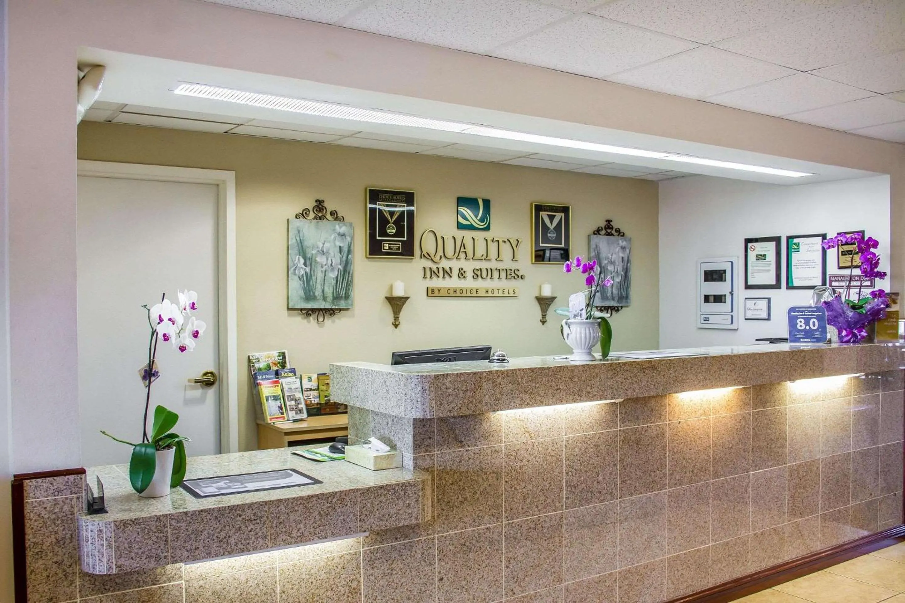 Lobby or reception in Quality Inn & Suites Longview Kelso