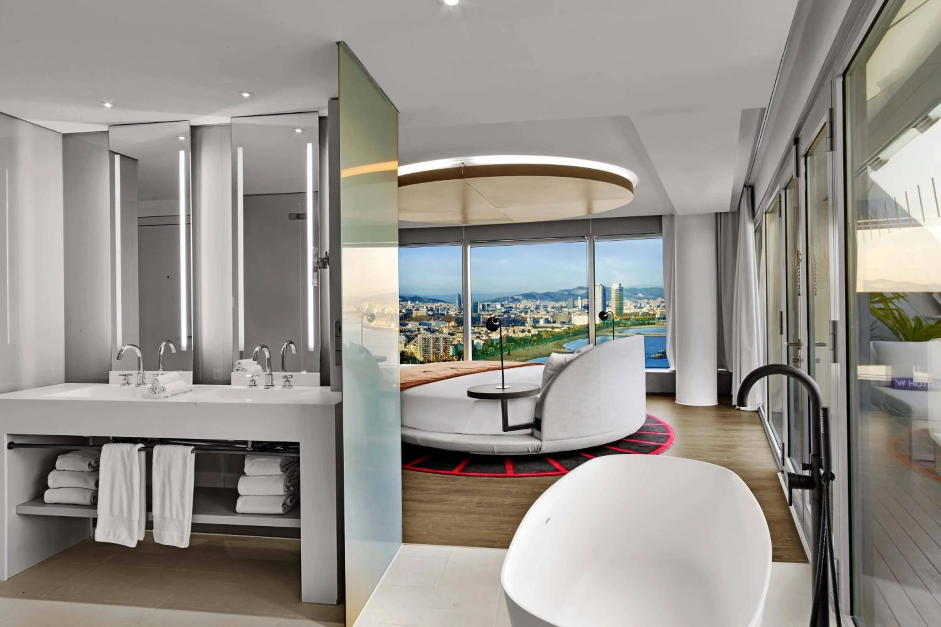 Photo of the whole room in W Barcelona