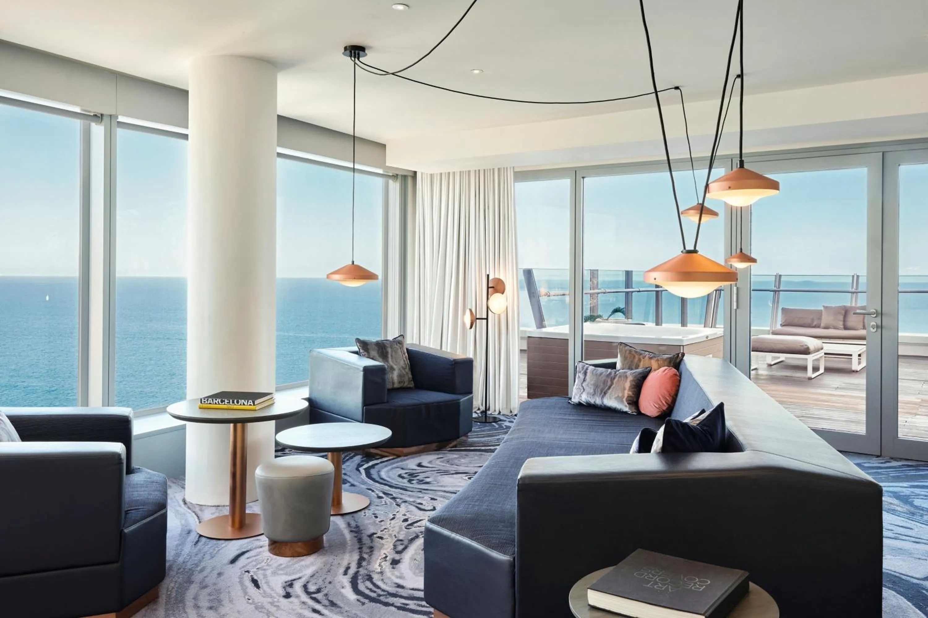 Photo of the whole room in W Barcelona