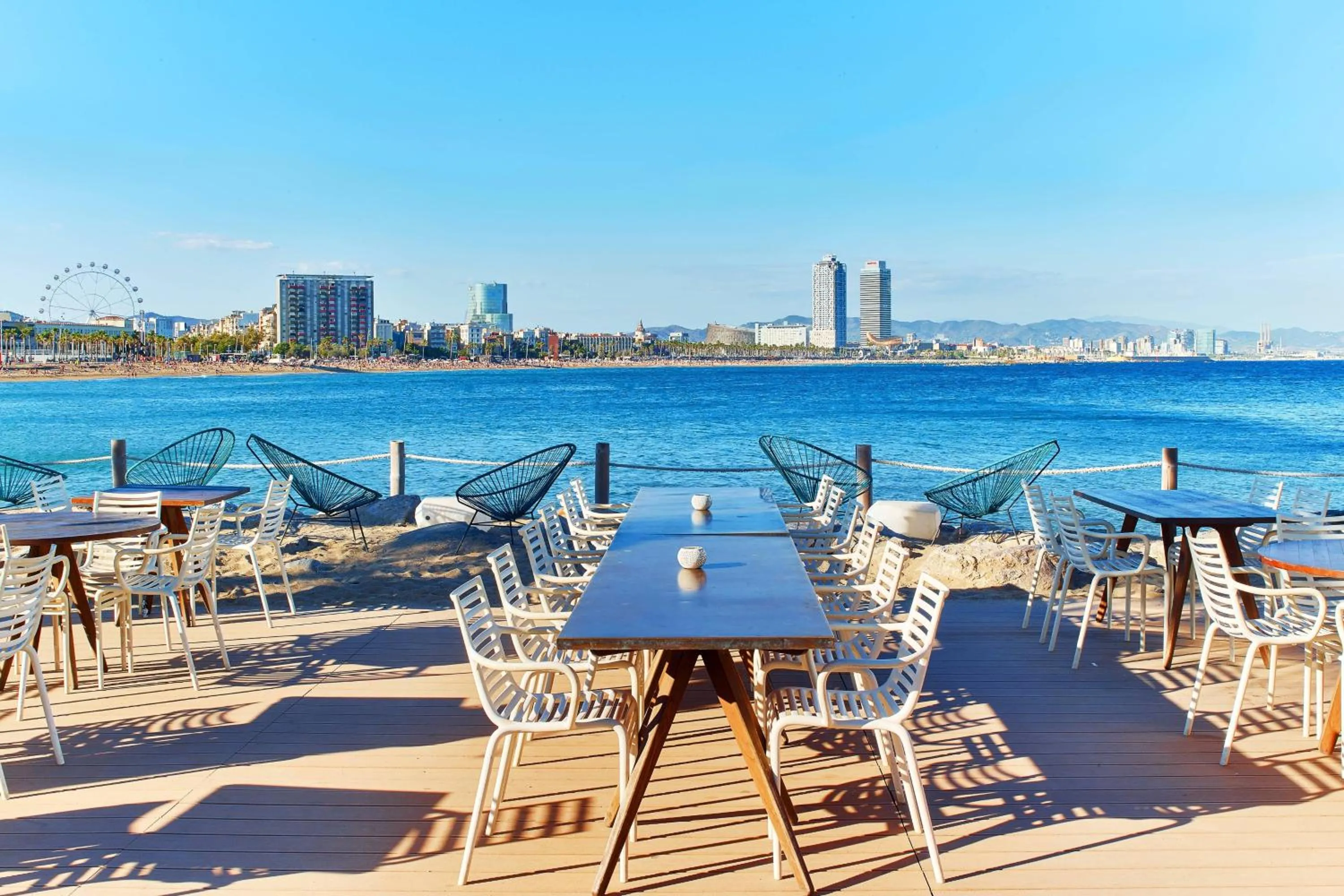 Beach in W Barcelona