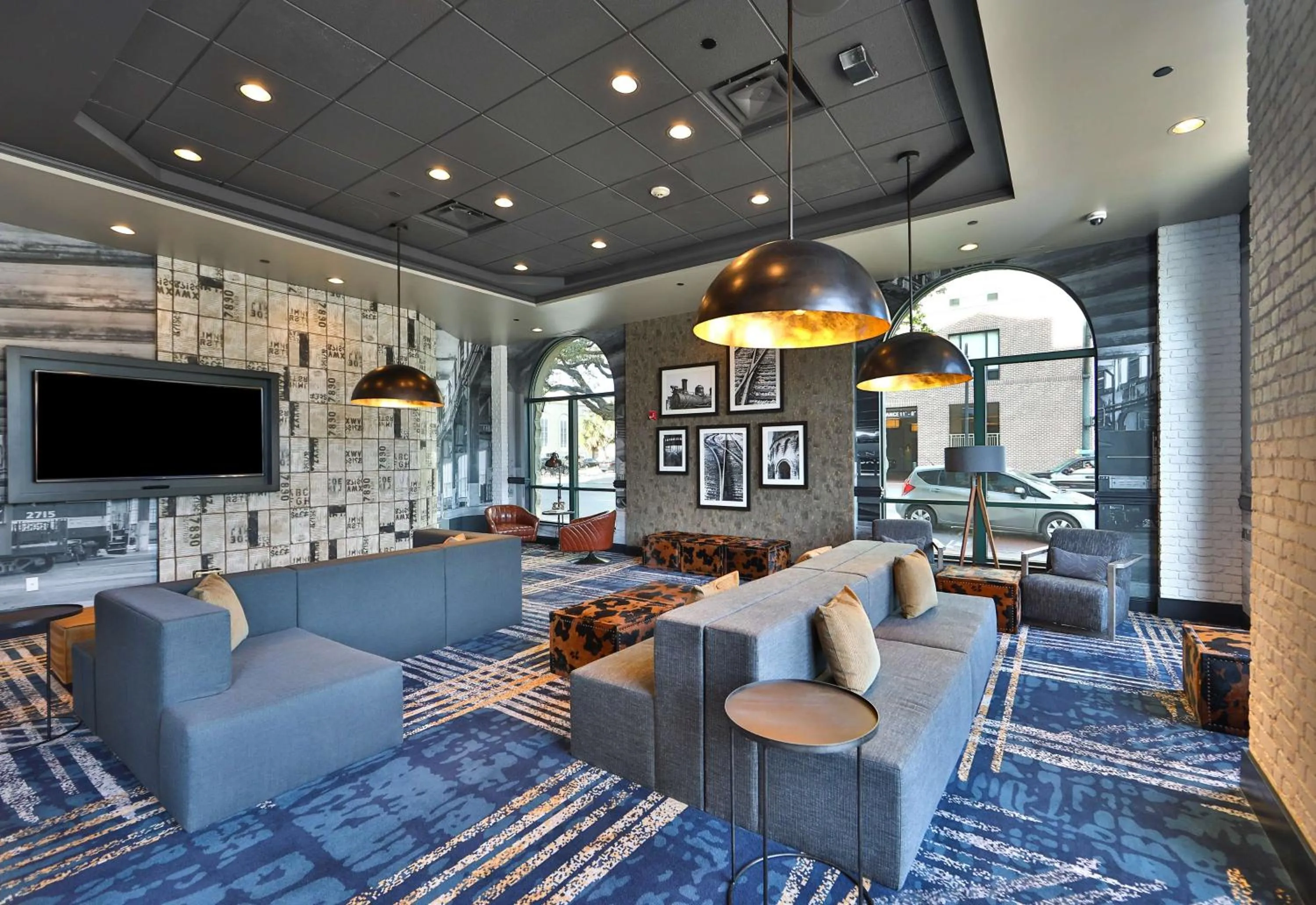 Lobby or reception in Hilton Garden Inn Savannah Historic District