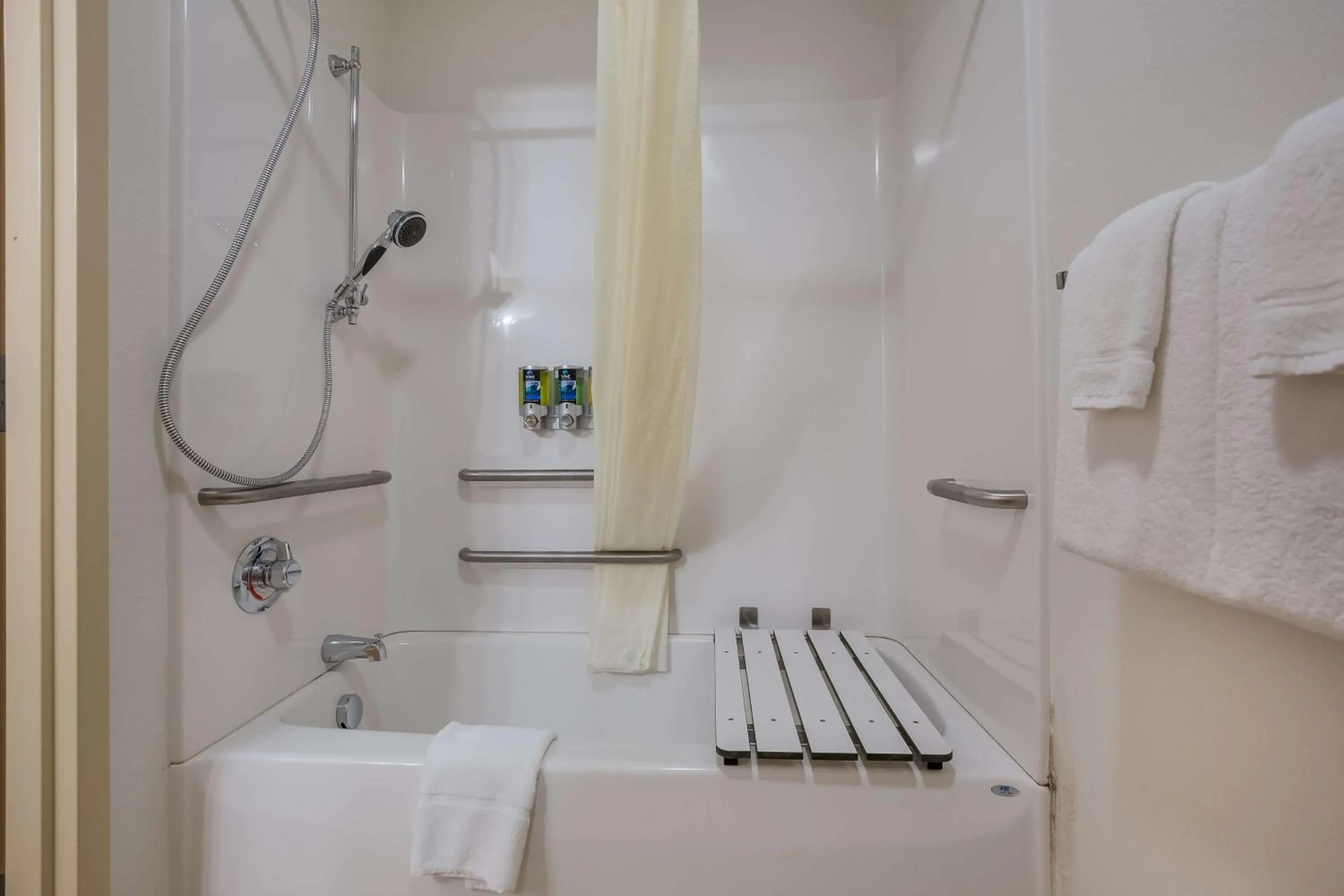 Bathroom in SureStay Hotel by Best Western Whittington Rend Lake