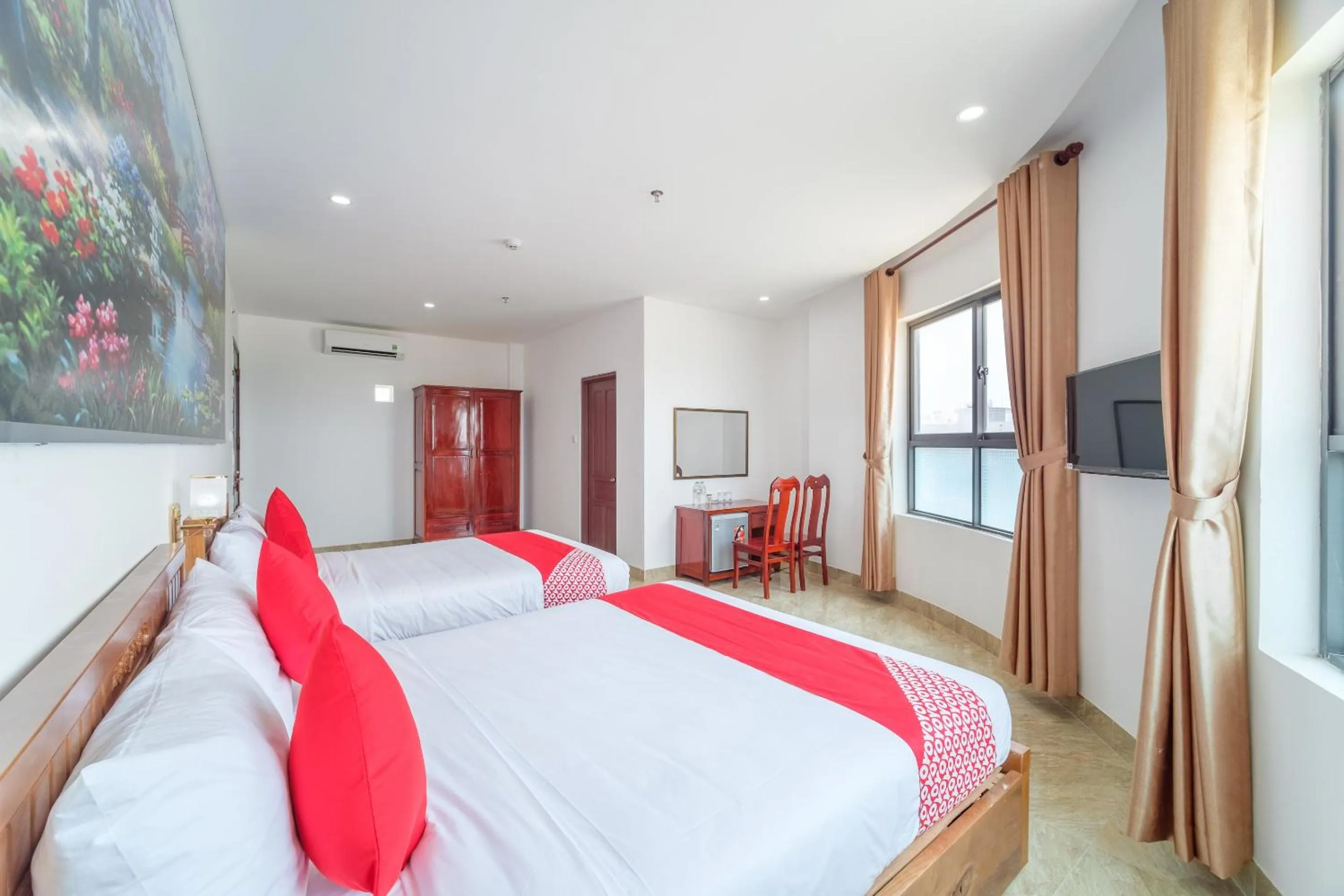 Bedroom, Bed in Capital O 215 An Duc Hotel Da Nang