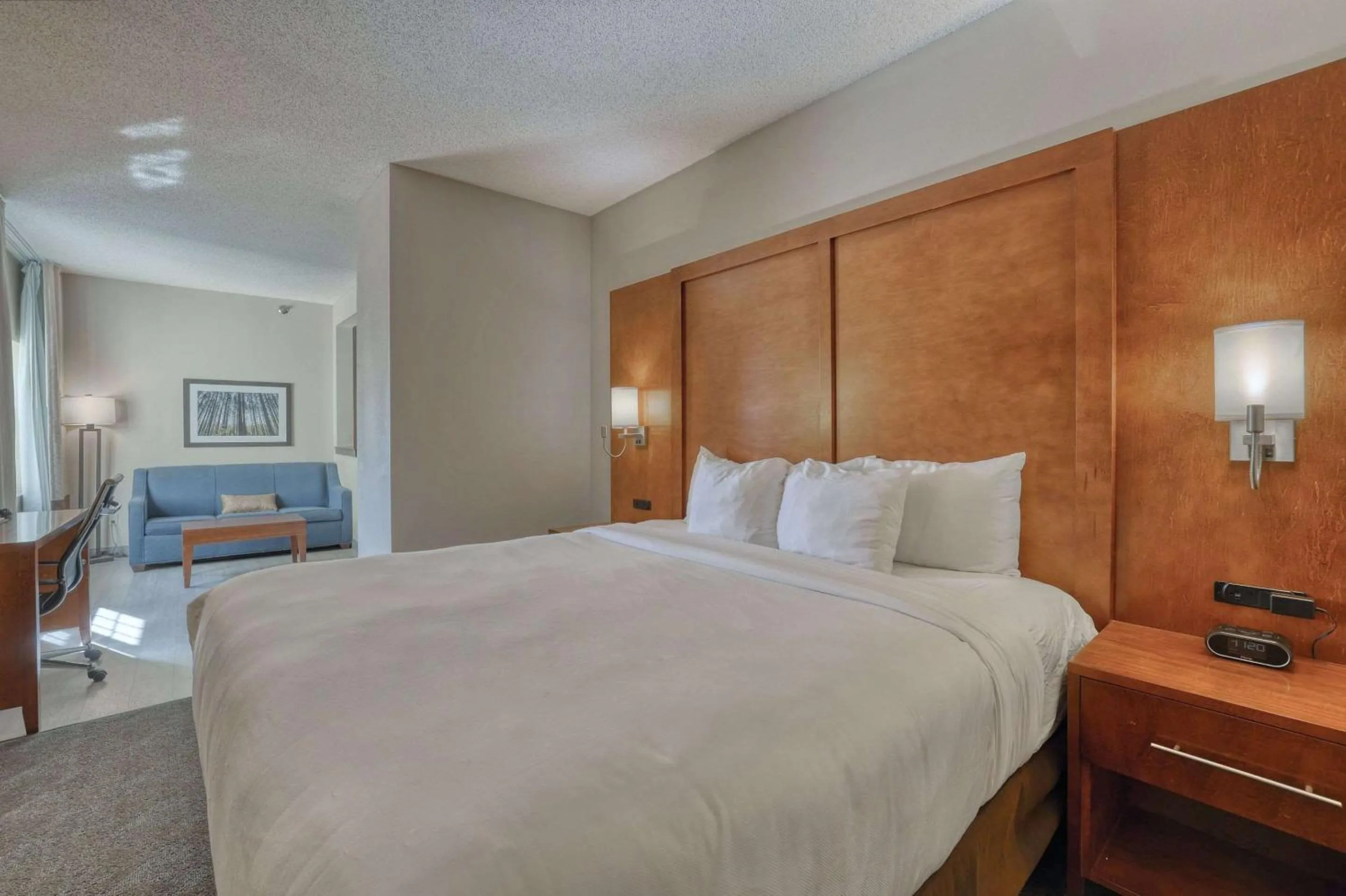 Bedroom, Bed in Comfort Suites Appleton Airport