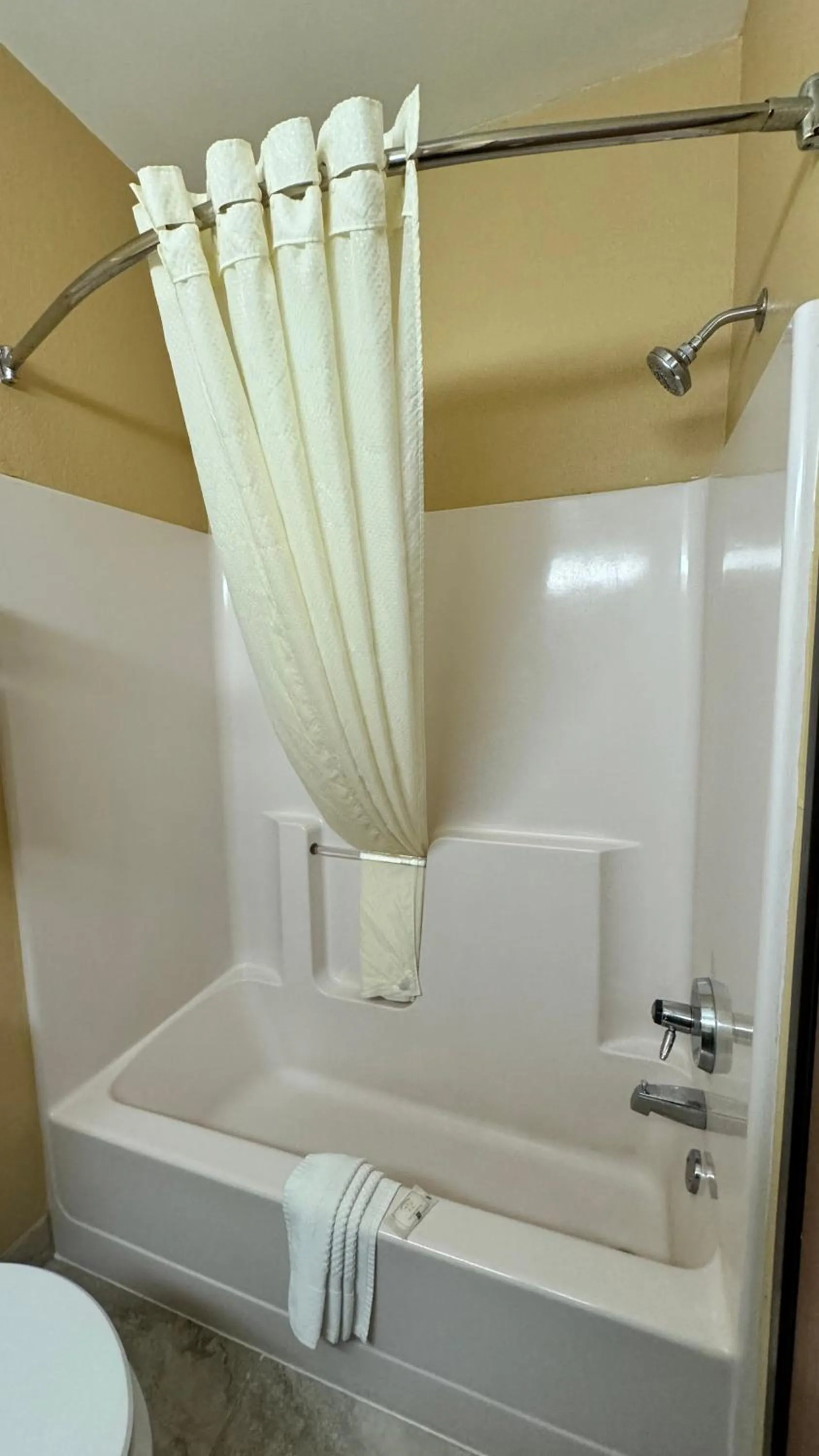 Shower in Quality Inn & Suites Eau Claire University Area