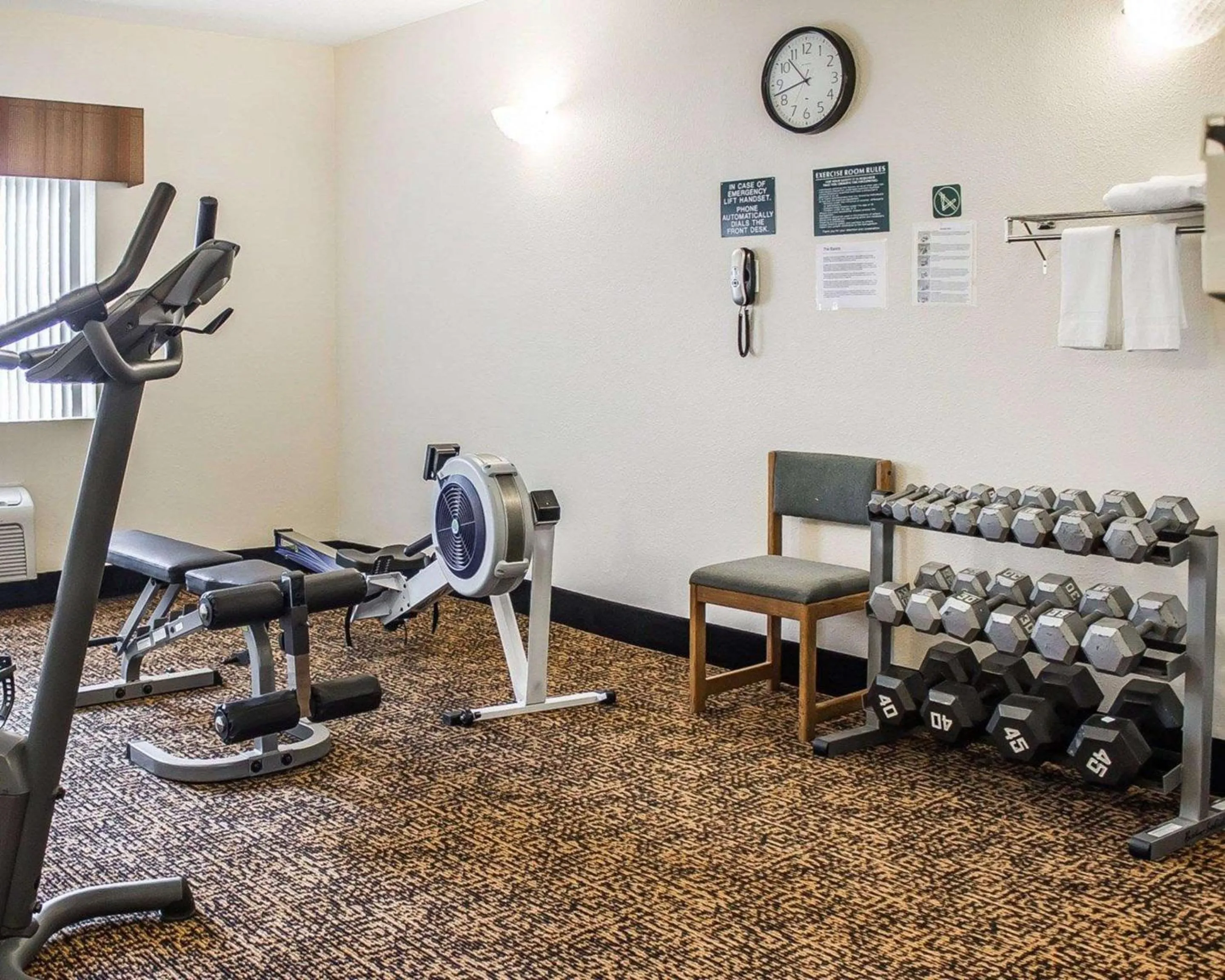 Fitness centre/facilities in Quality Inn Manitowoc