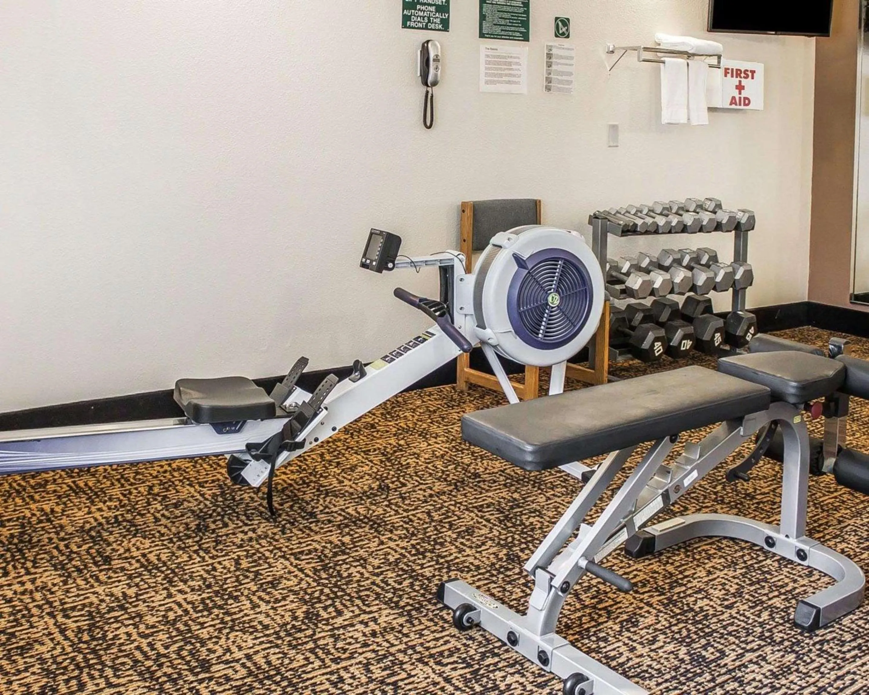 Fitness centre/facilities in Quality Inn Manitowoc