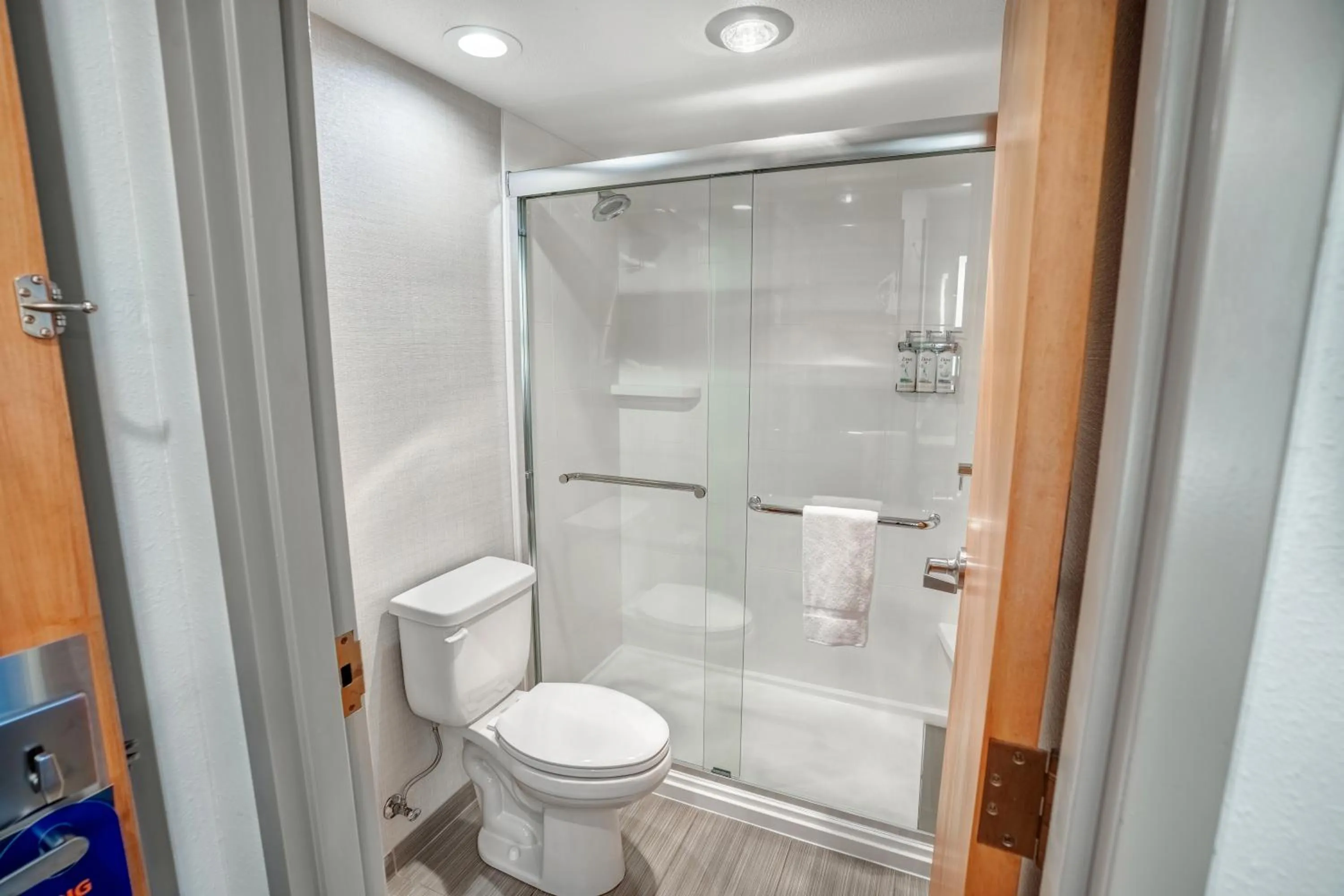 Shower in Holiday Inn Express & Suites Hayward by IHG