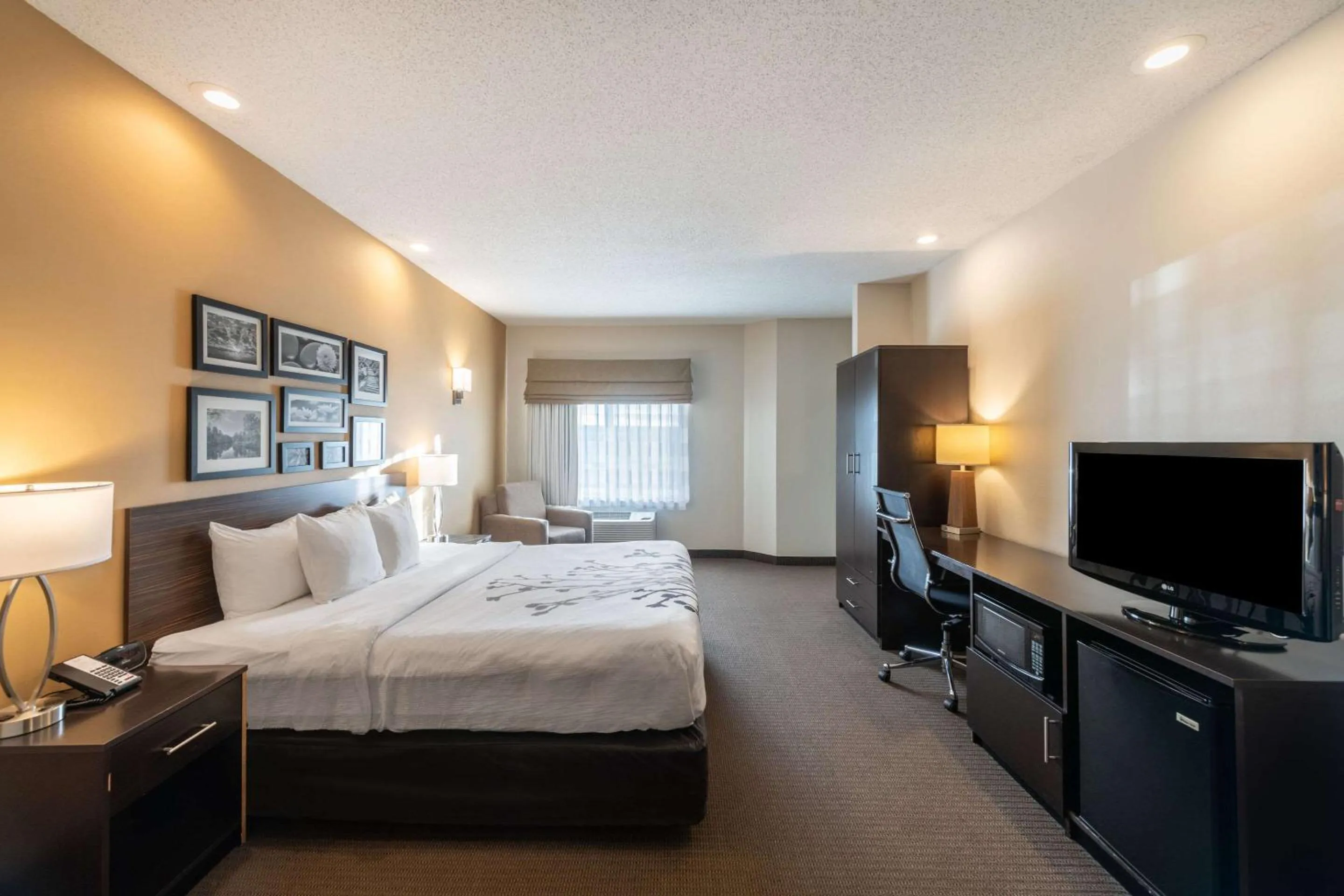 Bedroom, Bed in Sleep Inn & Suites Green Bay South