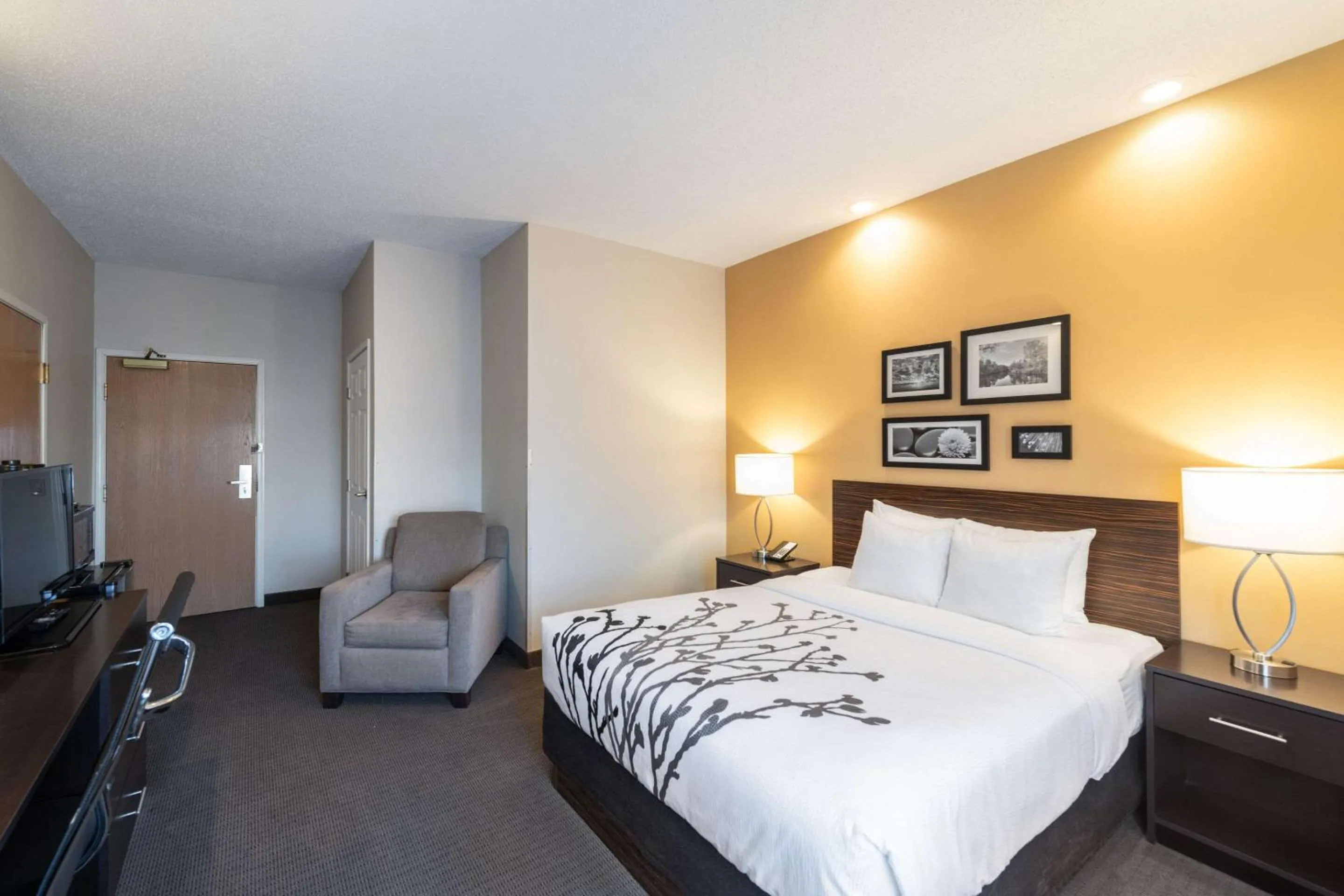 Bedroom, Bed in Sleep Inn & Suites Green Bay South