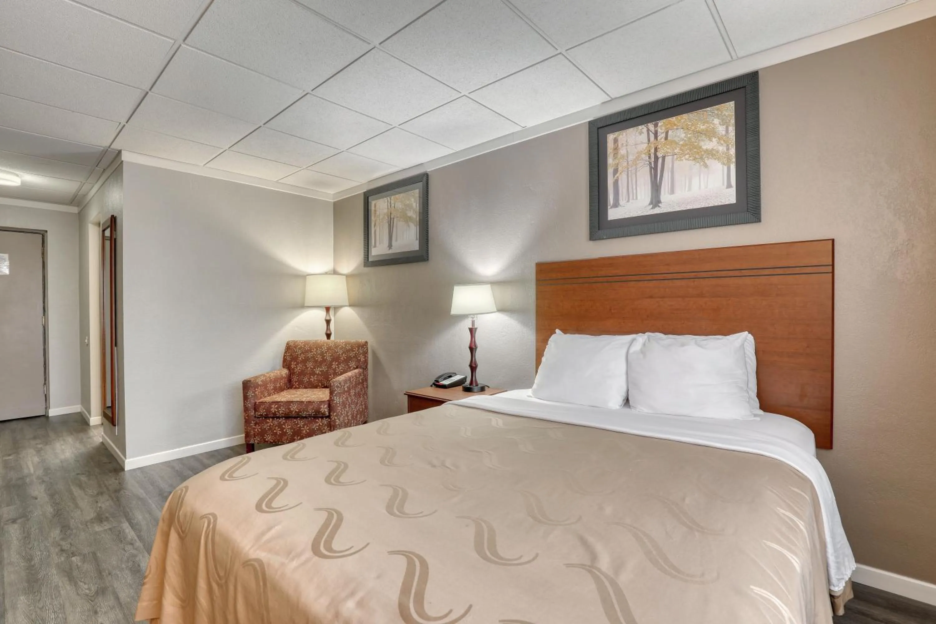 Bed in Quality Inn & Suites Green Bay Downtown