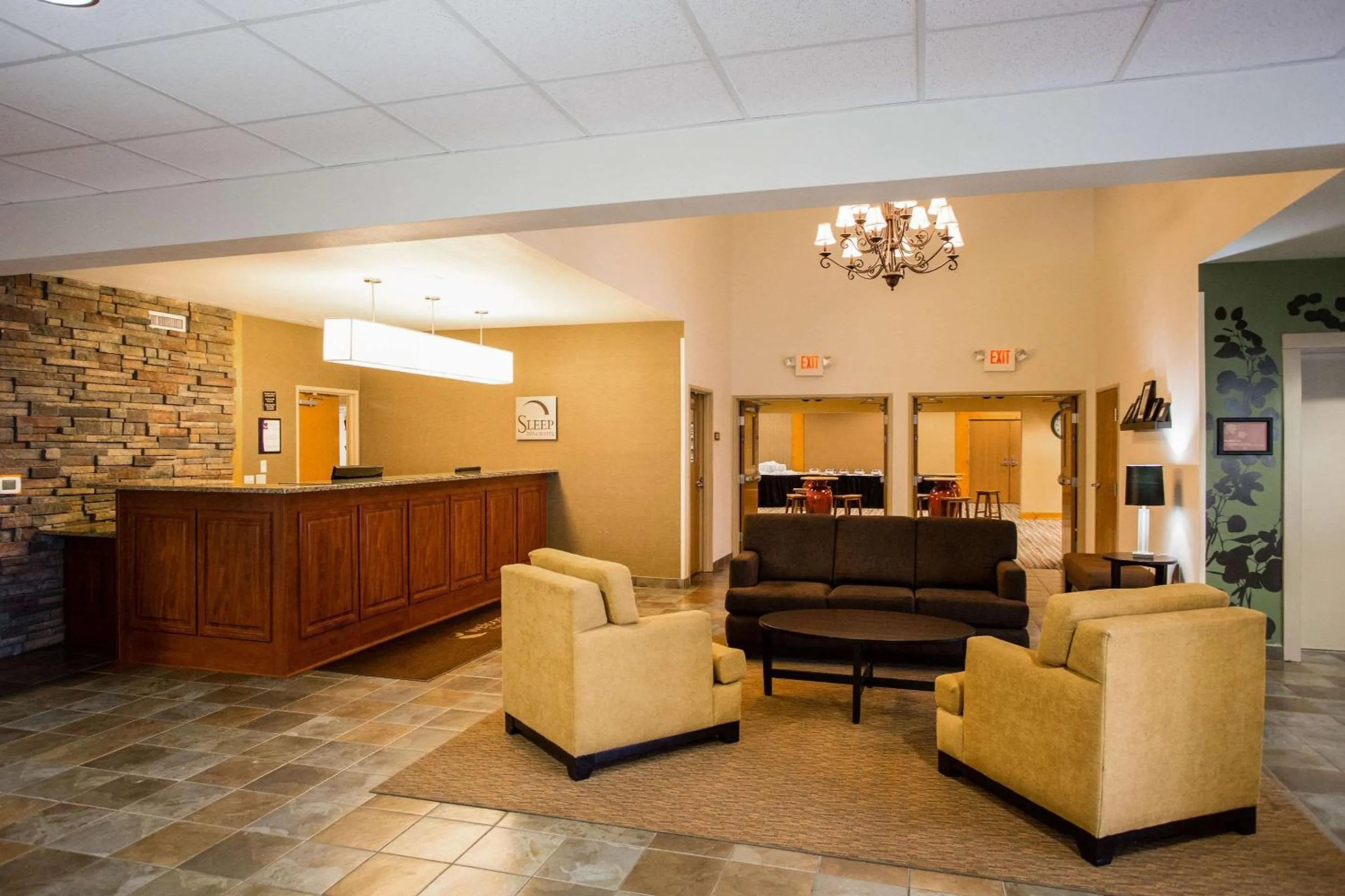 Lobby or reception in Sleep Inn & Suites Conference Center Eau Claire North