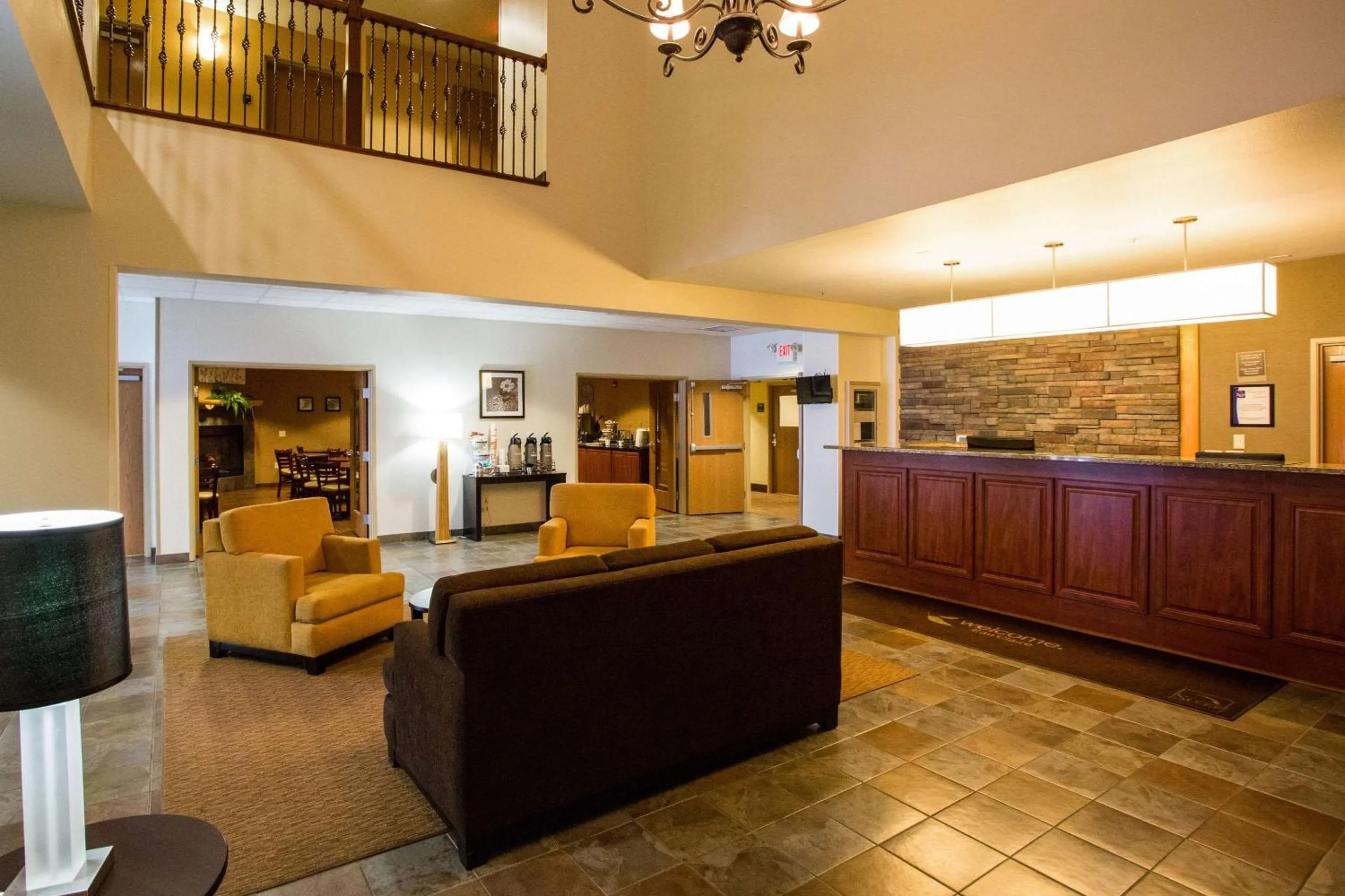 Lobby or reception in Sleep Inn & Suites Conference Center Eau Claire North