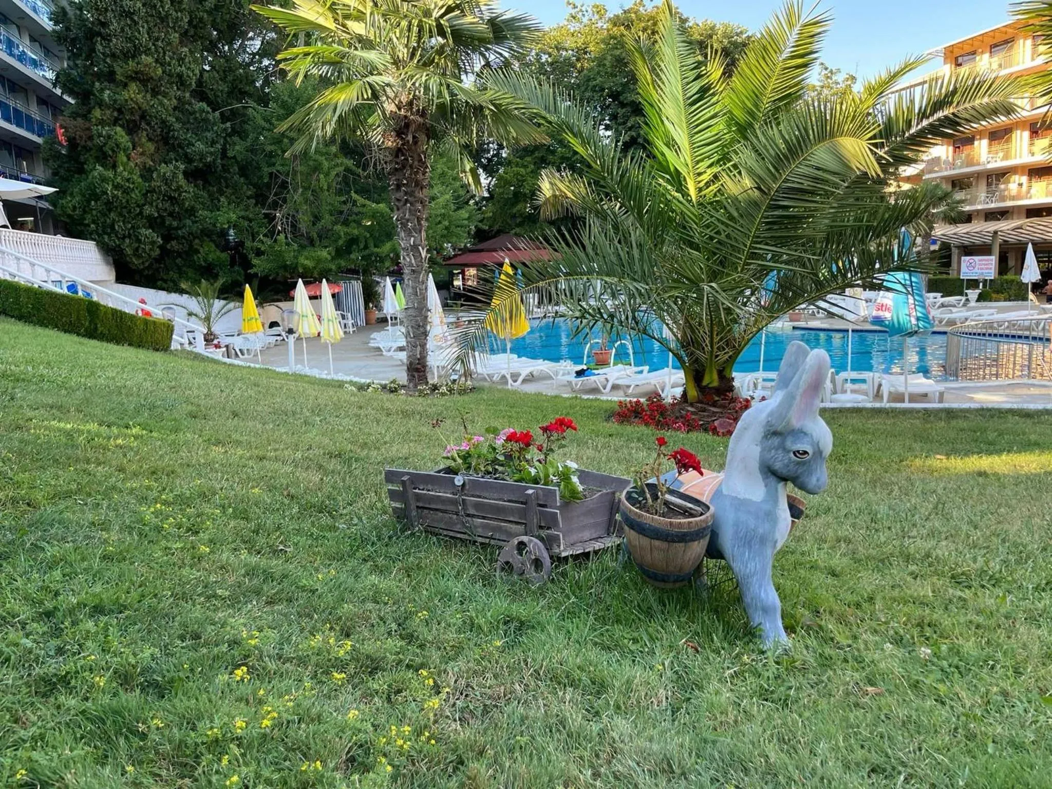 Garden in Park Hotel Perla