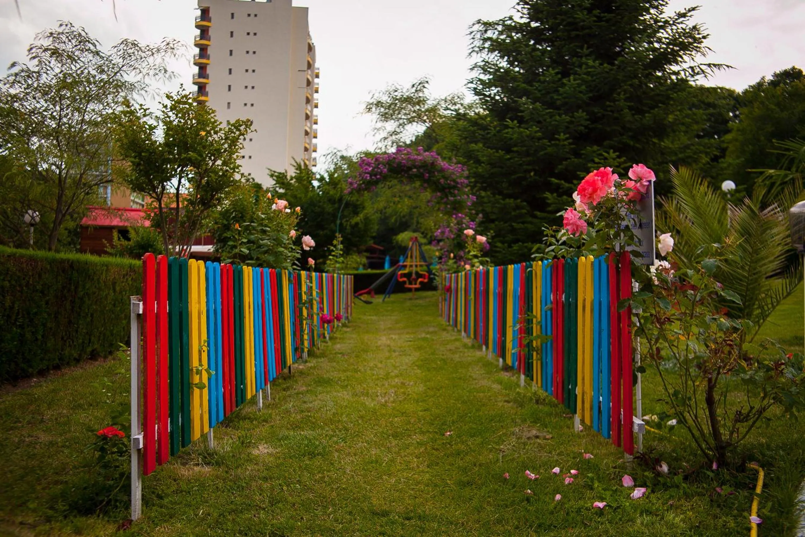 Children play ground in Park Hotel Perla