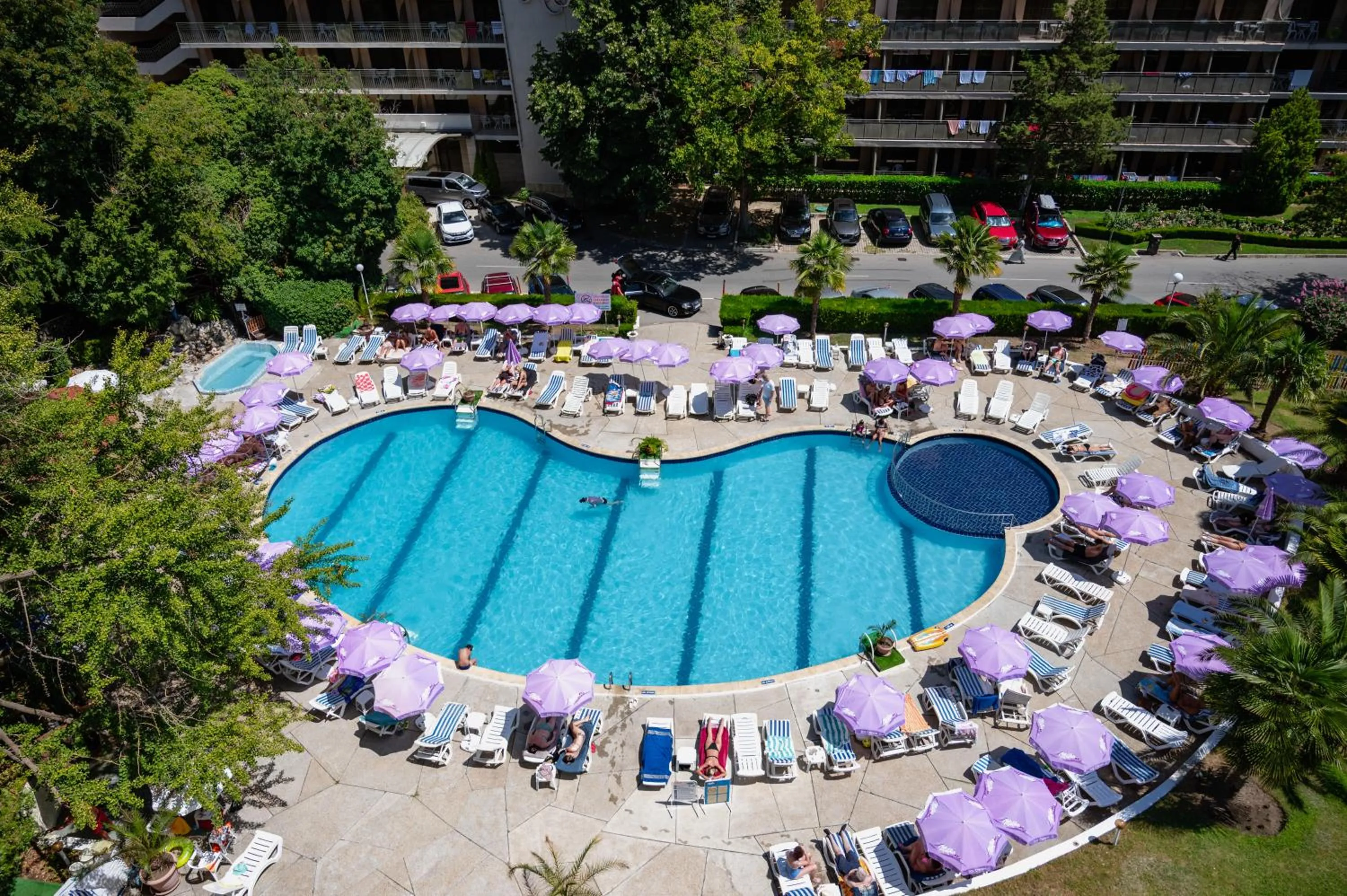 Swimming pool in Park Hotel Perla