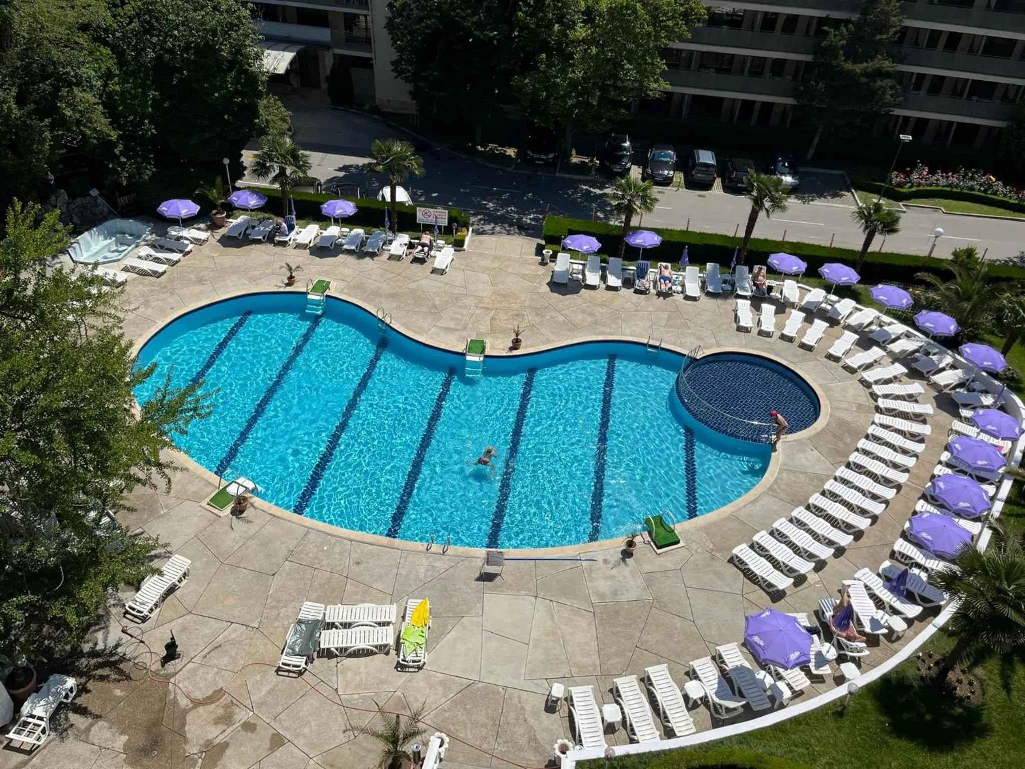 Swimming pool in Park Hotel Perla