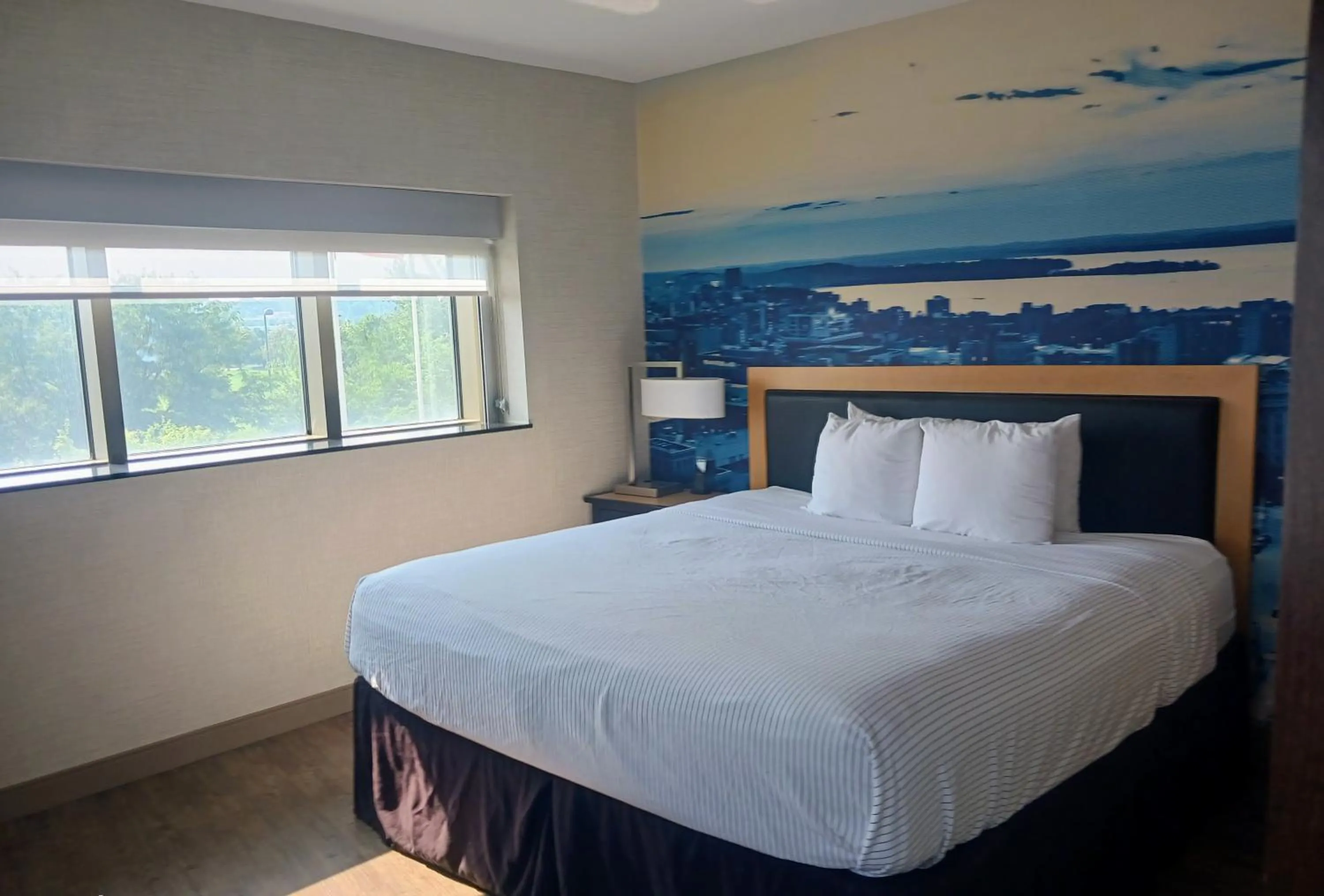 Bed in Cambria Hotel Madison East