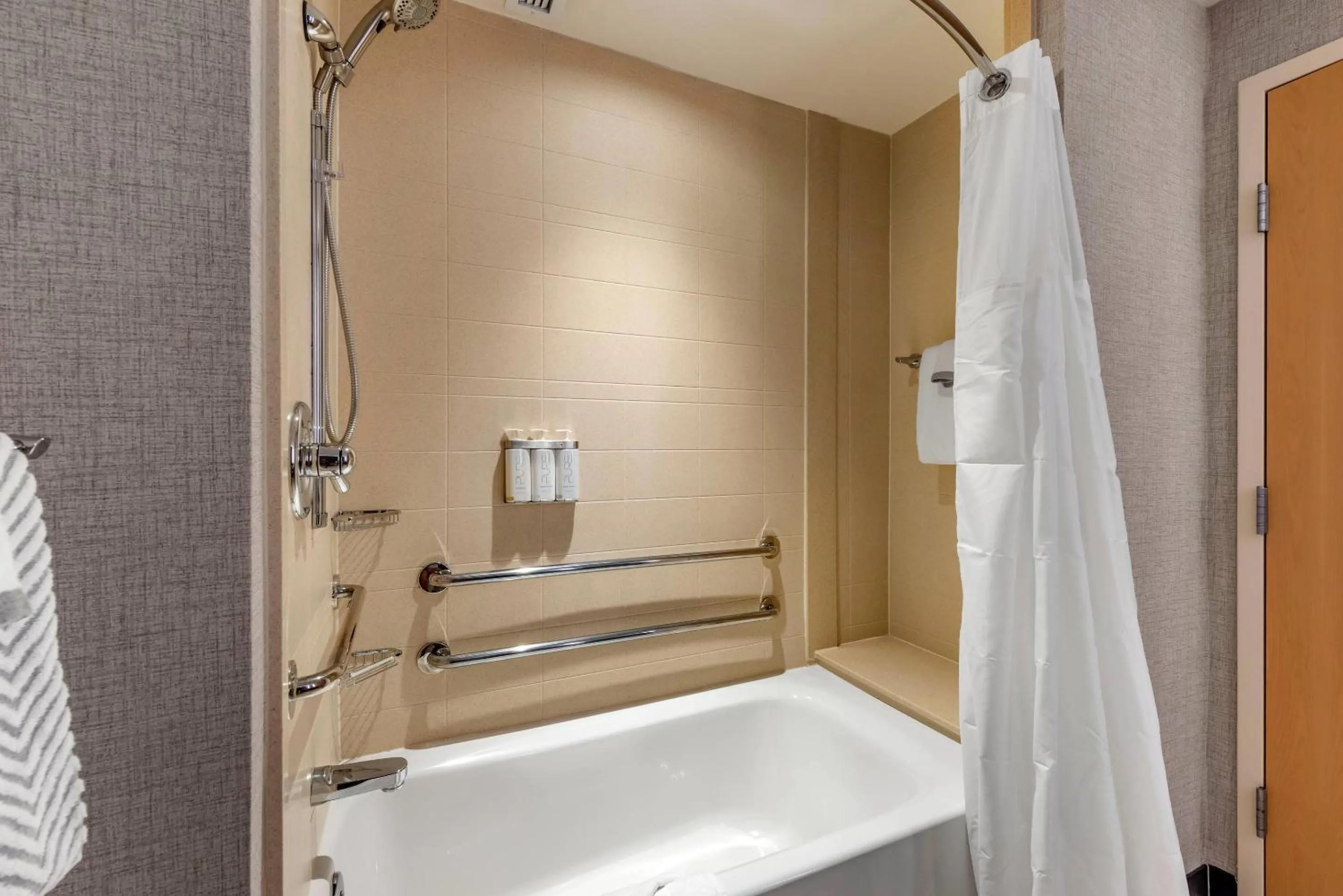 Shower in Cambria Hotel Madison East