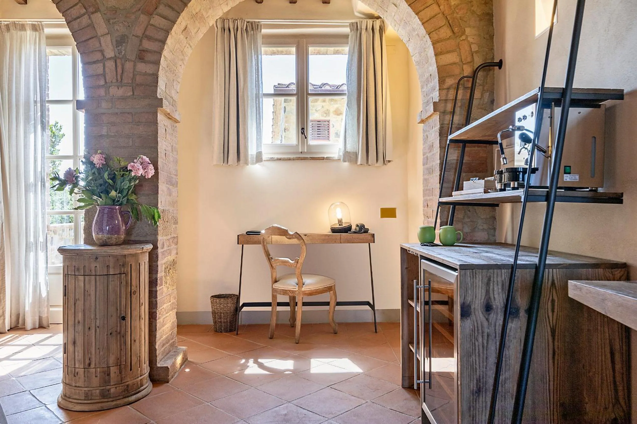 Living room in Capanna Suites