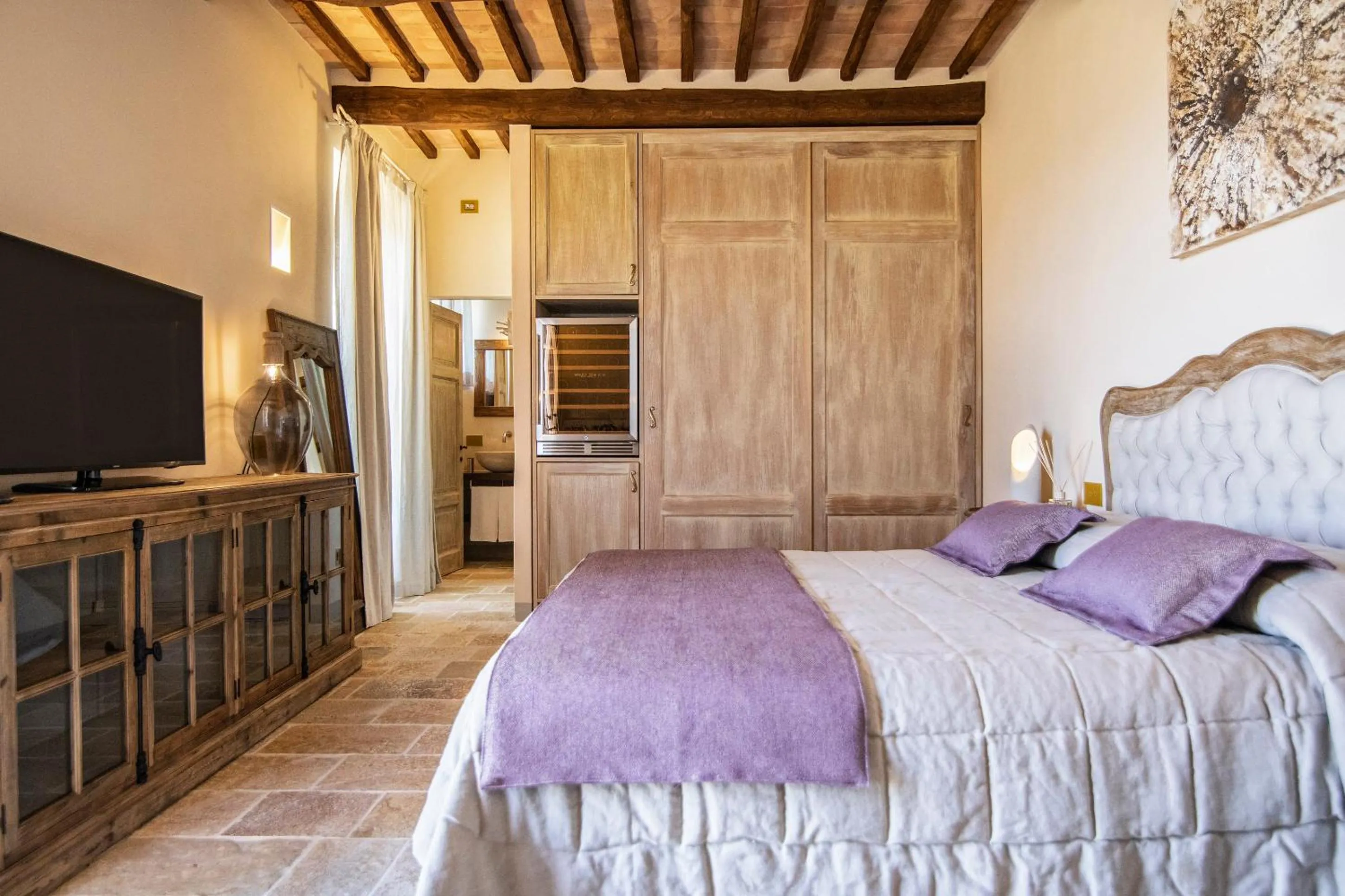 Bed in Capanna Suites