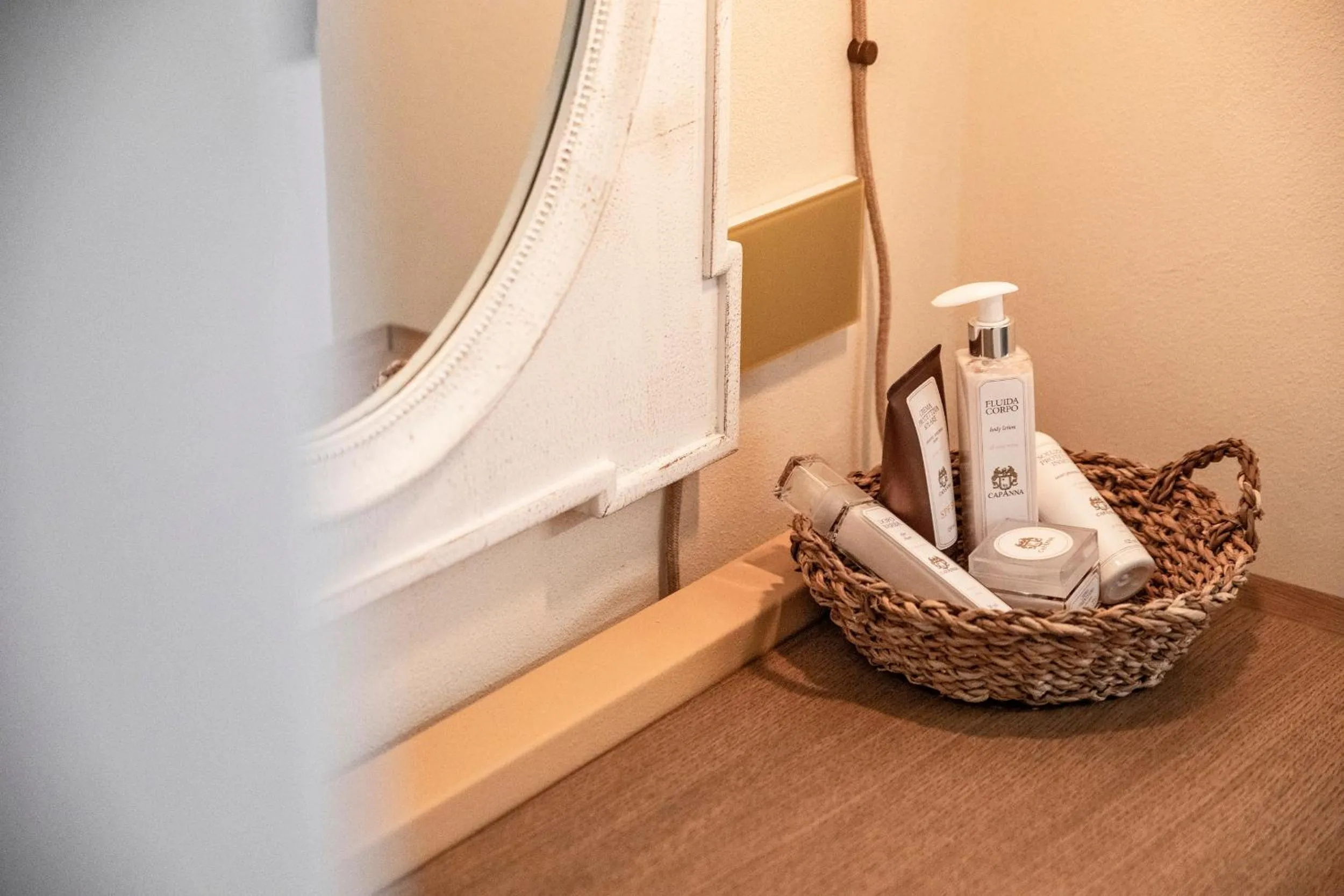 Decorative detail in Capanna Suites