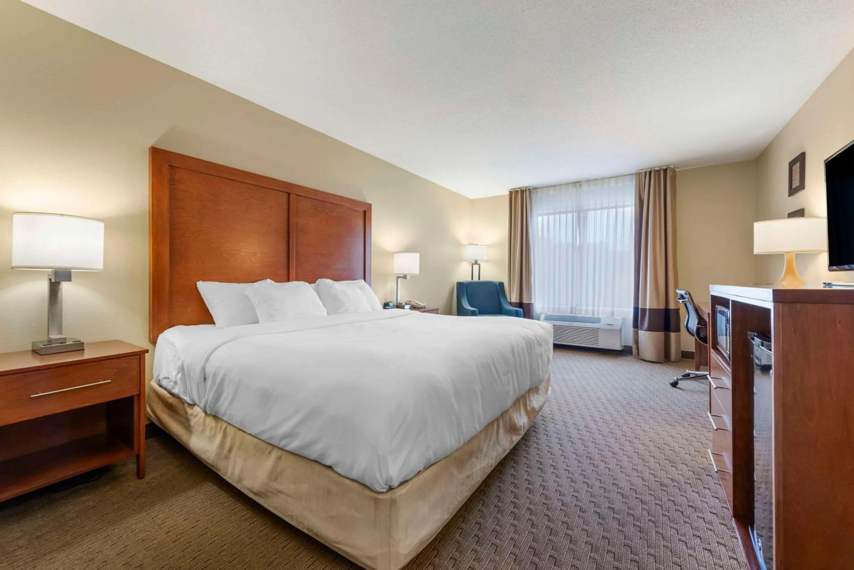 TV and multimedia, Bed in Comfort Inn & Suites Black River Falls I-94