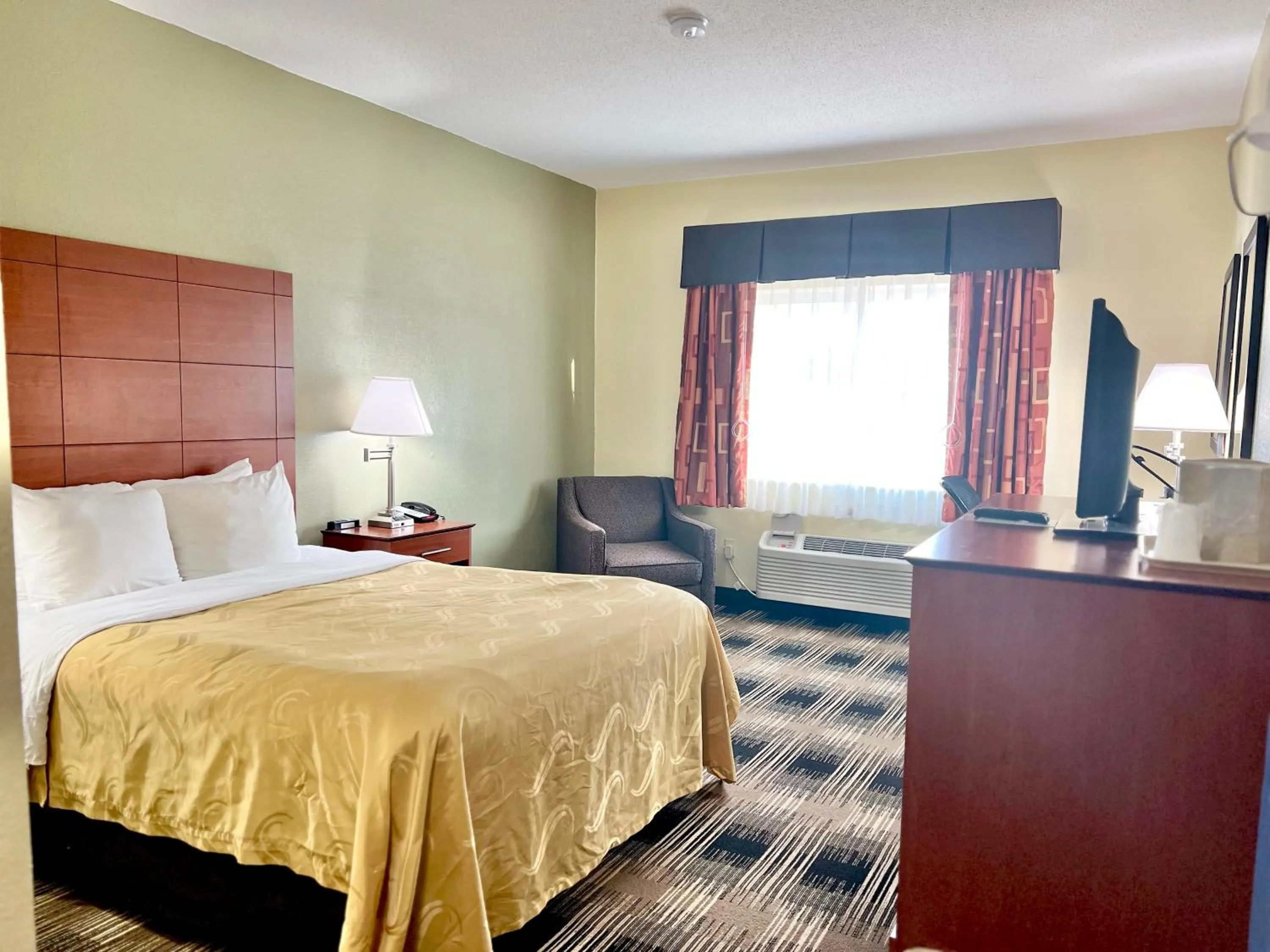 TV and multimedia, Bed in Quality Inn & Suites Wisconsin Dells Downtown - Waterparks Area