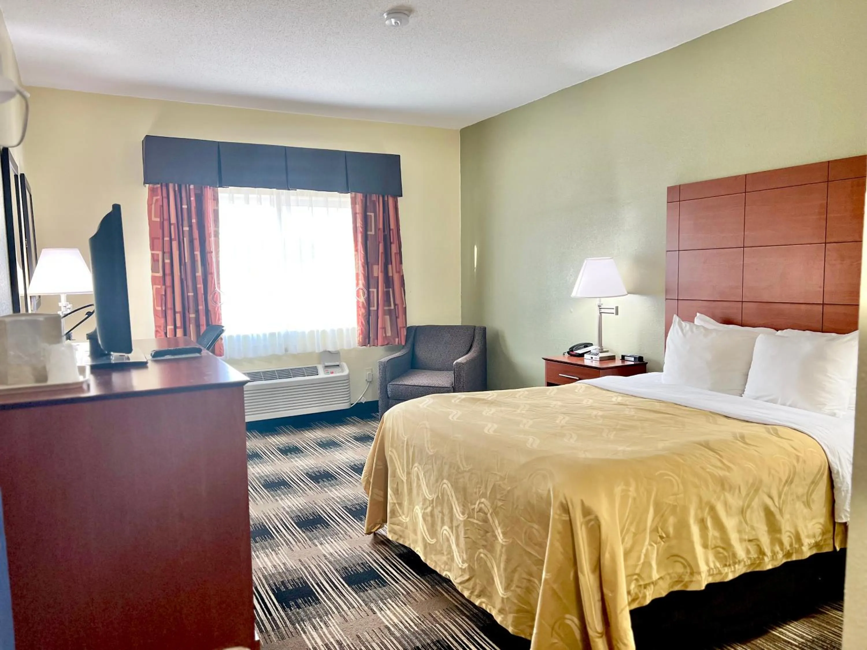 TV and multimedia, Bed in Quality Inn & Suites Wisconsin Dells Downtown - Waterparks Area
