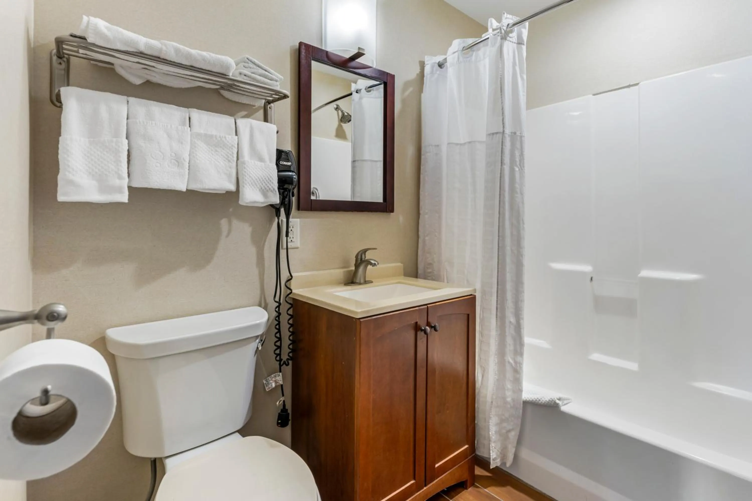 Shower in Comfort Inn & Suites Triadelphia - Wheeling