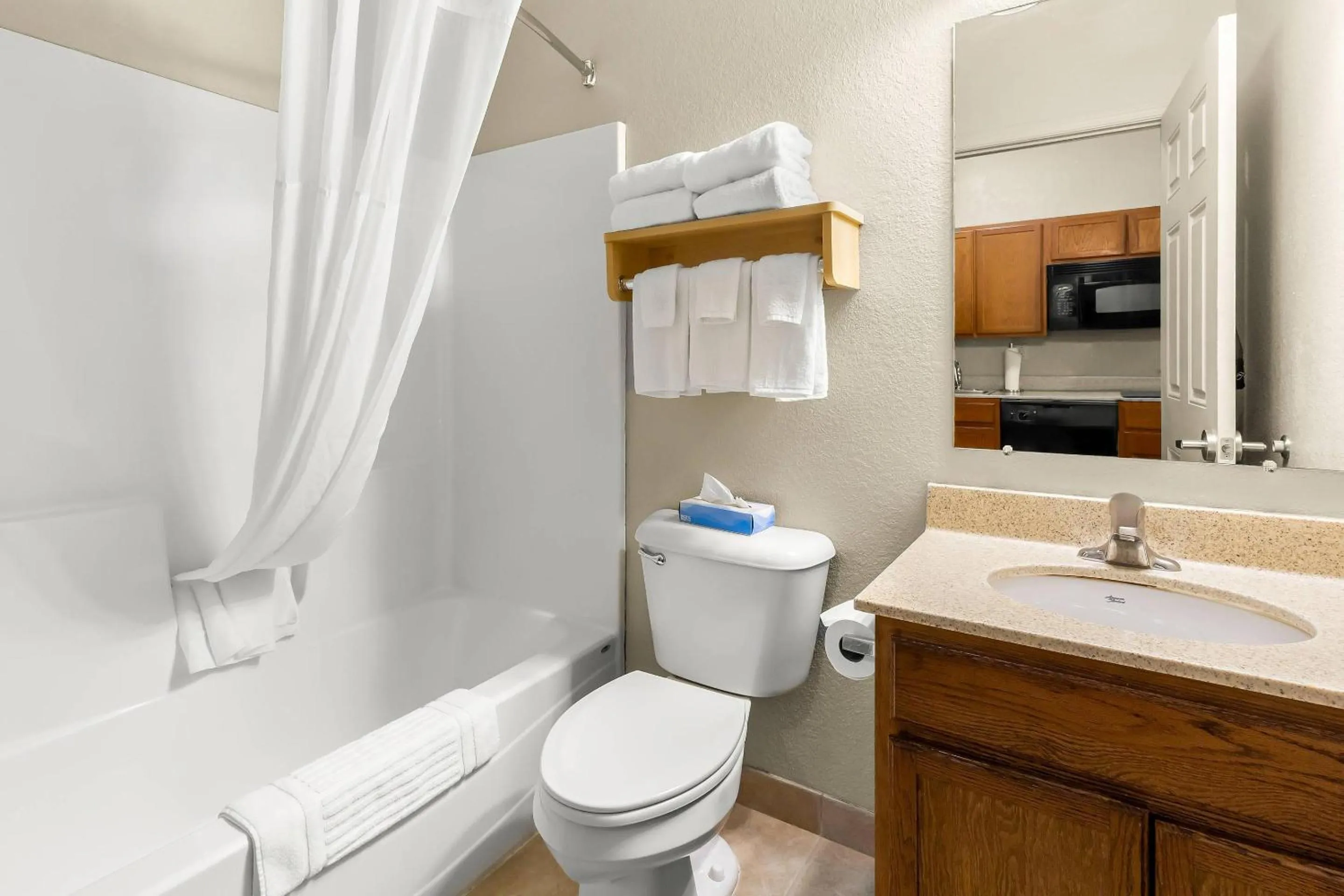 Bedroom in Suburban Studios Morgantown