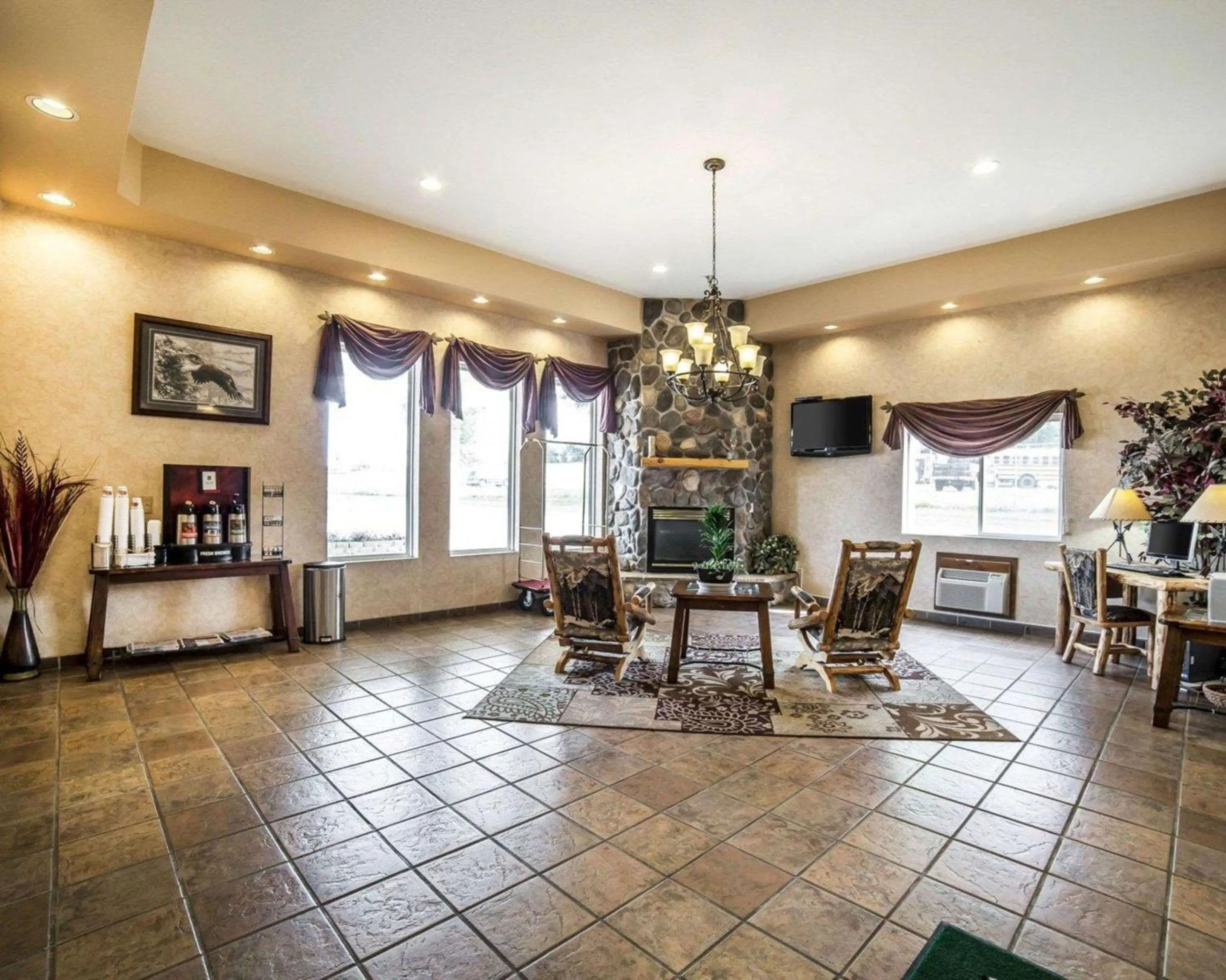 Lobby or reception in Quality Inn Sheridan