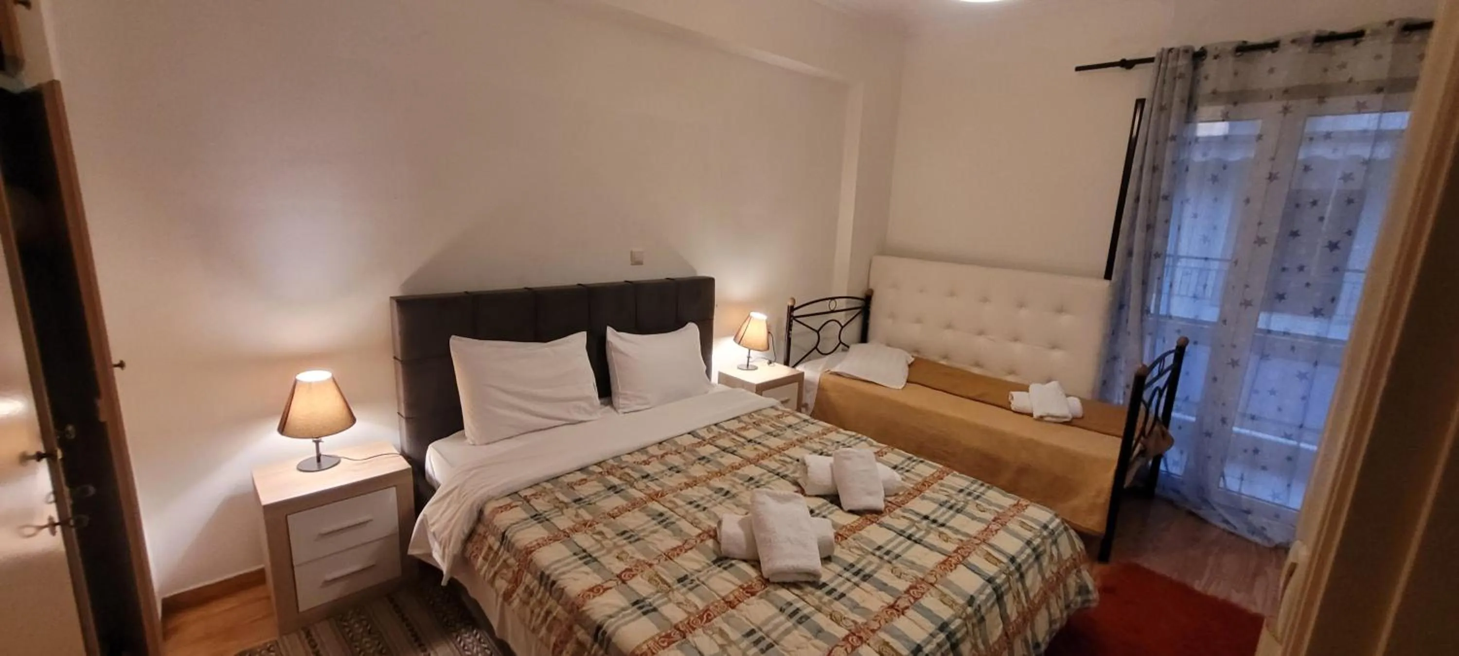Bed in Lefkada Center Apartments
