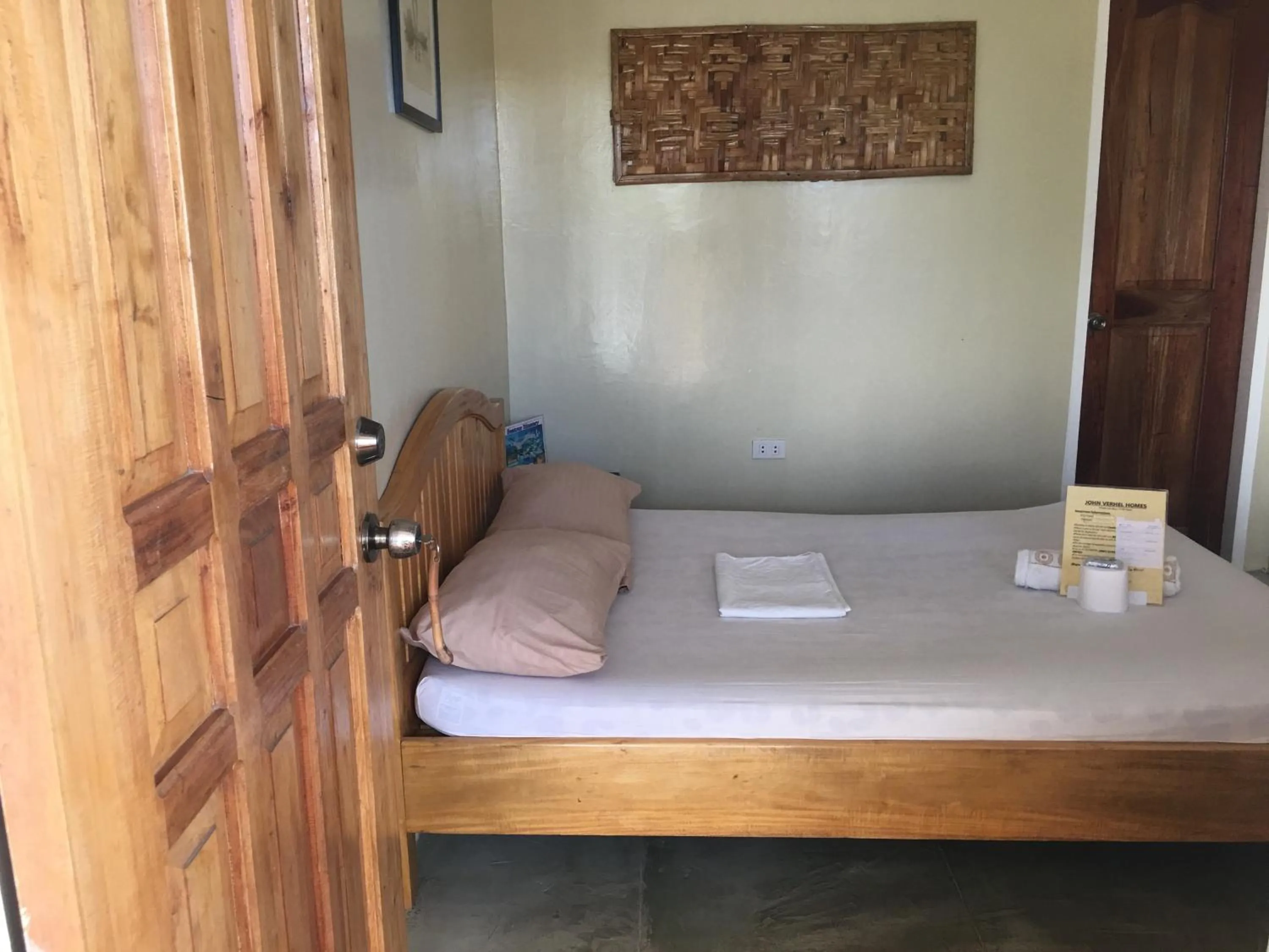 Bed in John Verhel Homes