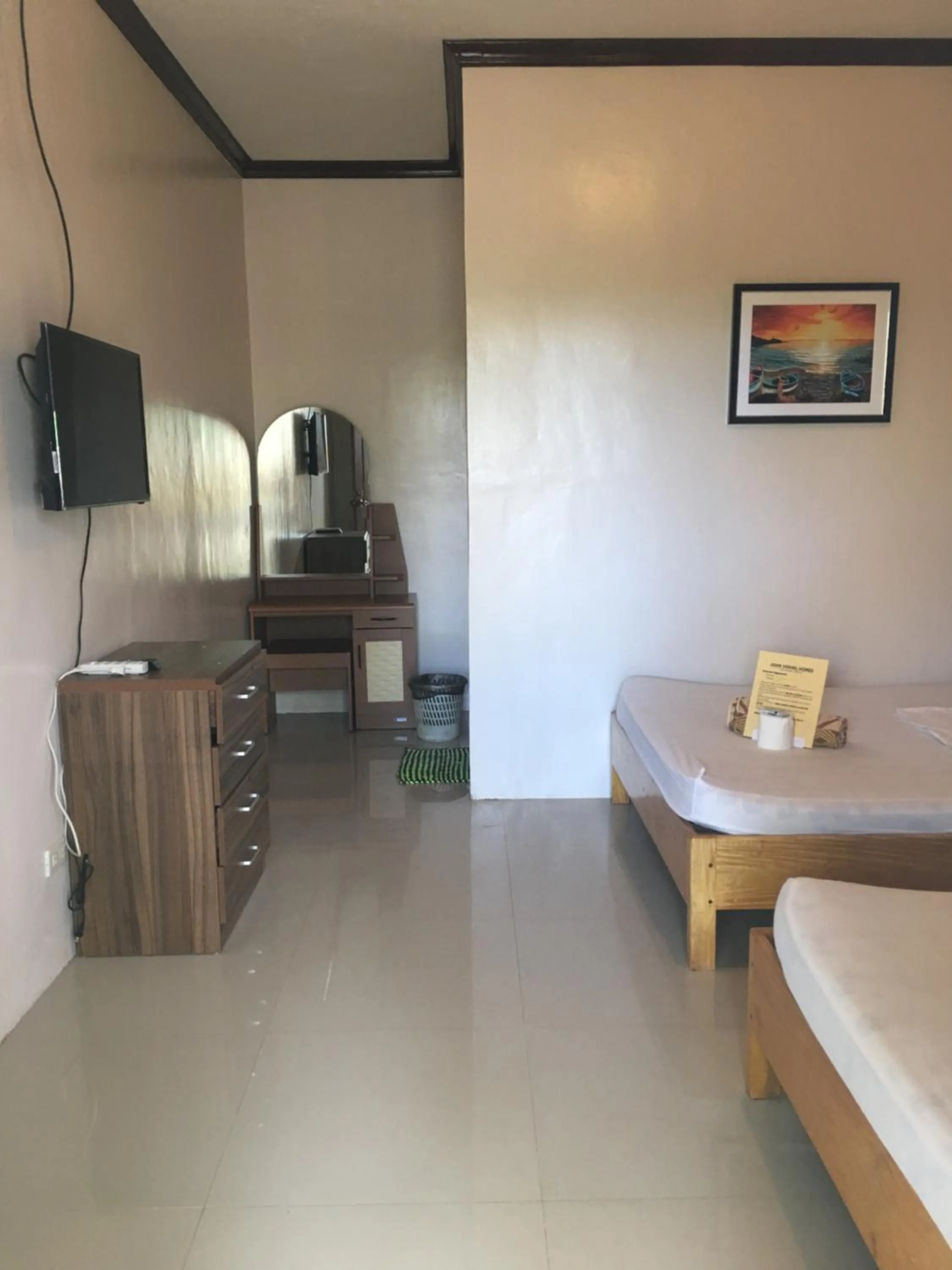 Bed in John Verhel Homes