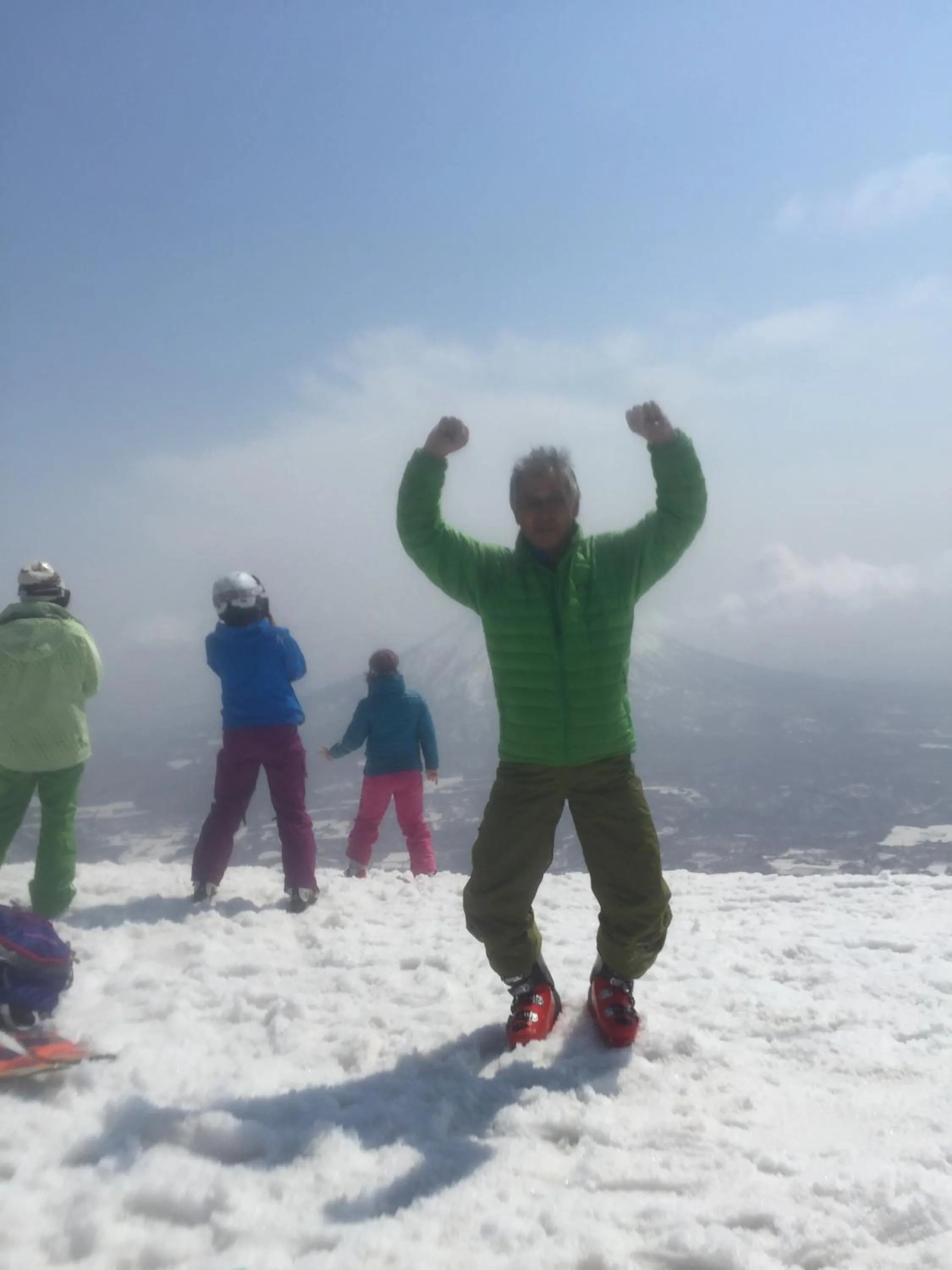 Skiing in Boken Kazoku