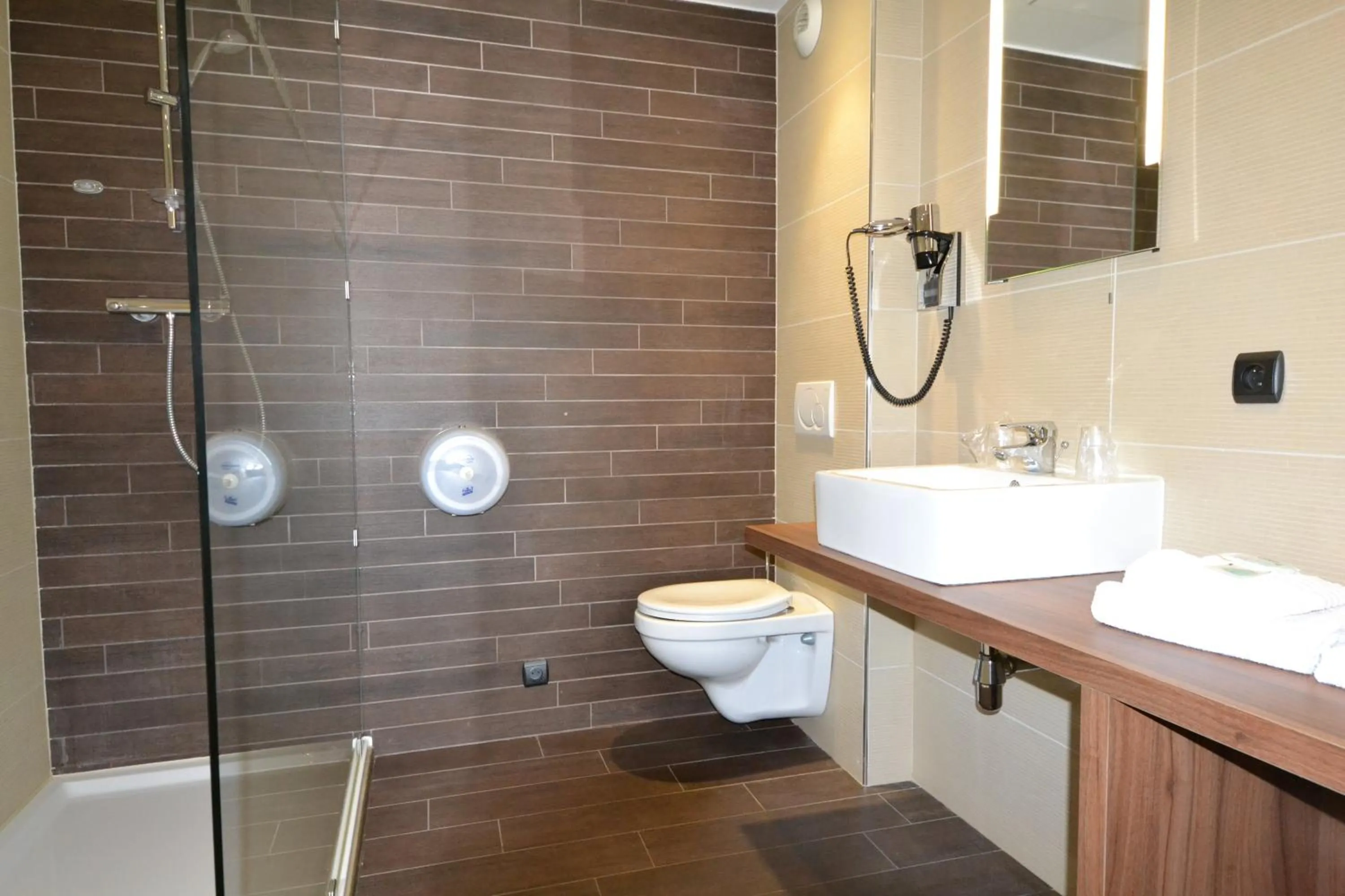 Shower in Ibis Styles La Louvière