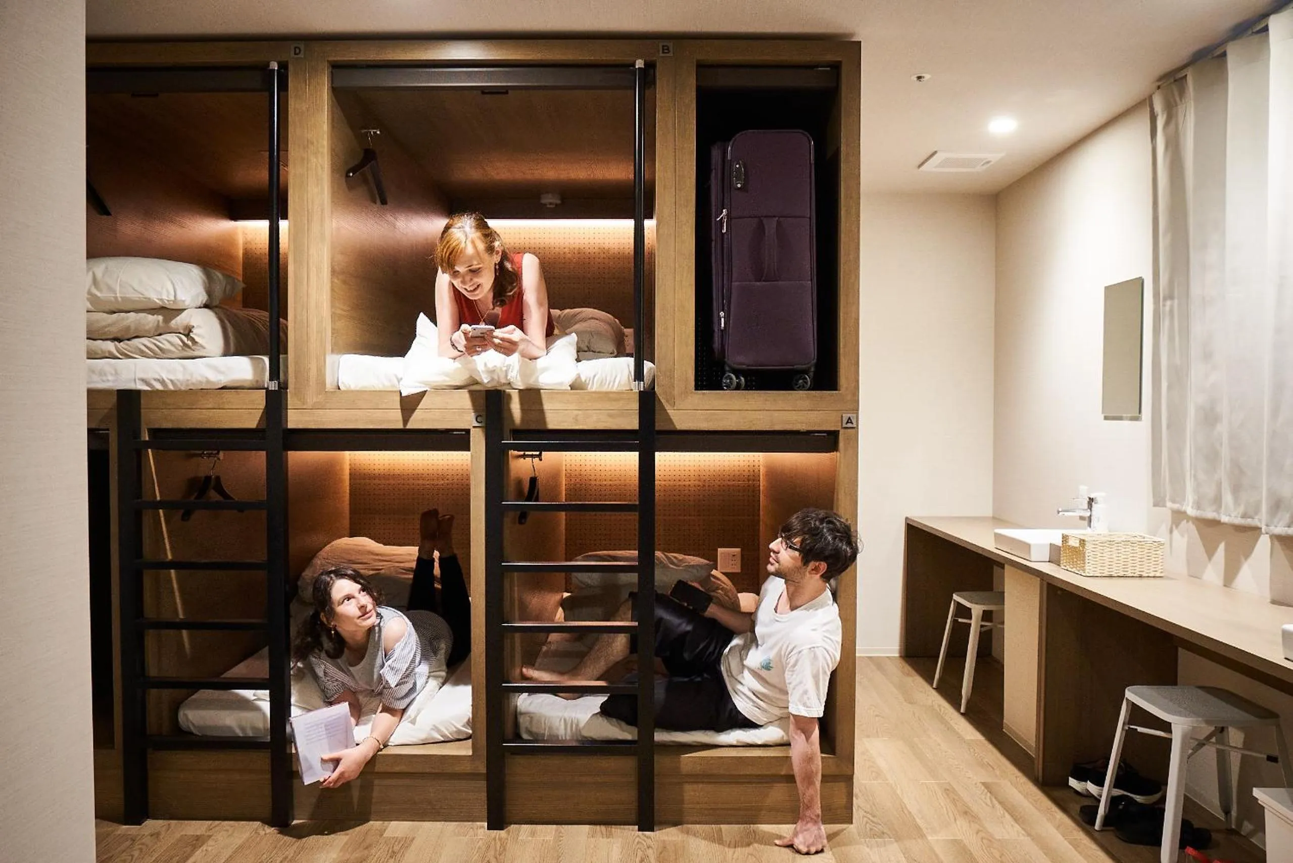 People in &AND HOSTEL HOMMACHI EAST