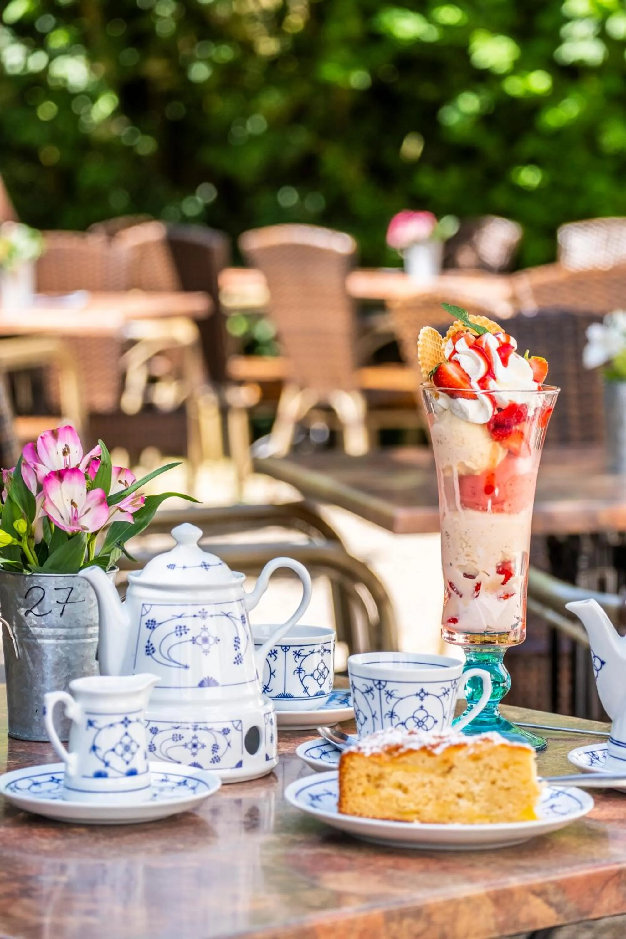 Balcony/Terrace in Hotel, Restaurant, Café Pharisäerhof - Nordseeurlaub mit Hund