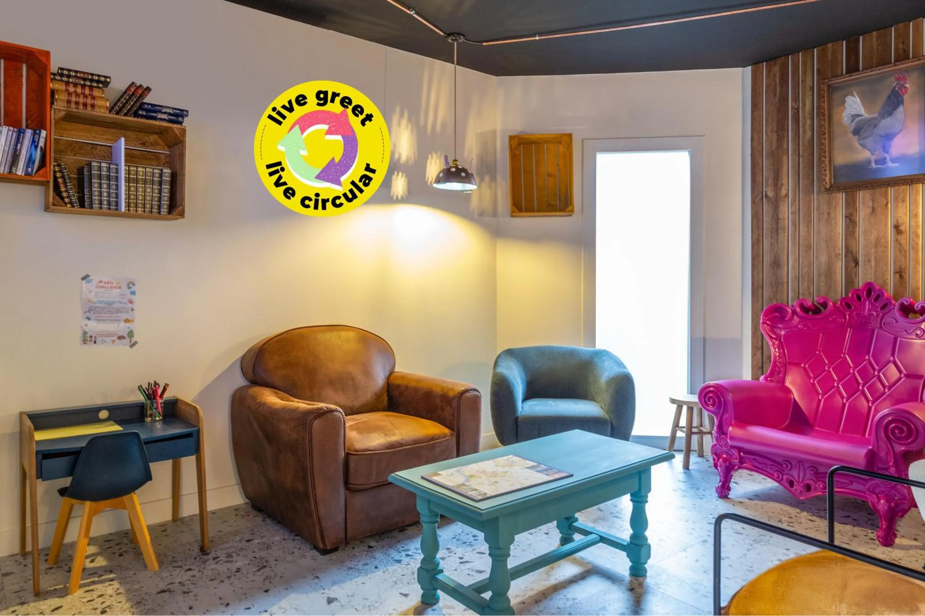 Living room in Greet Hotel Limoges Nord