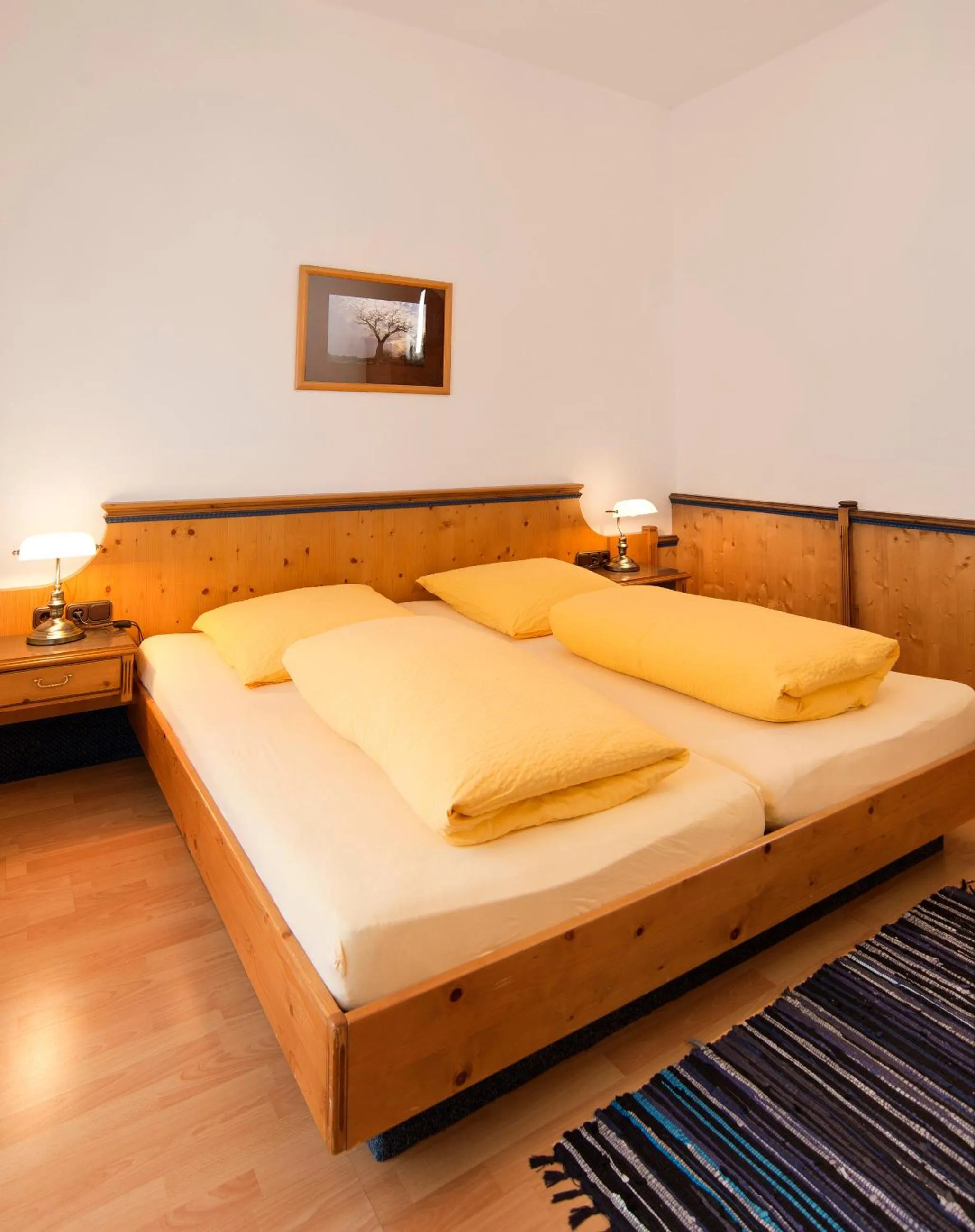 Bed in Hotel Hottentotten