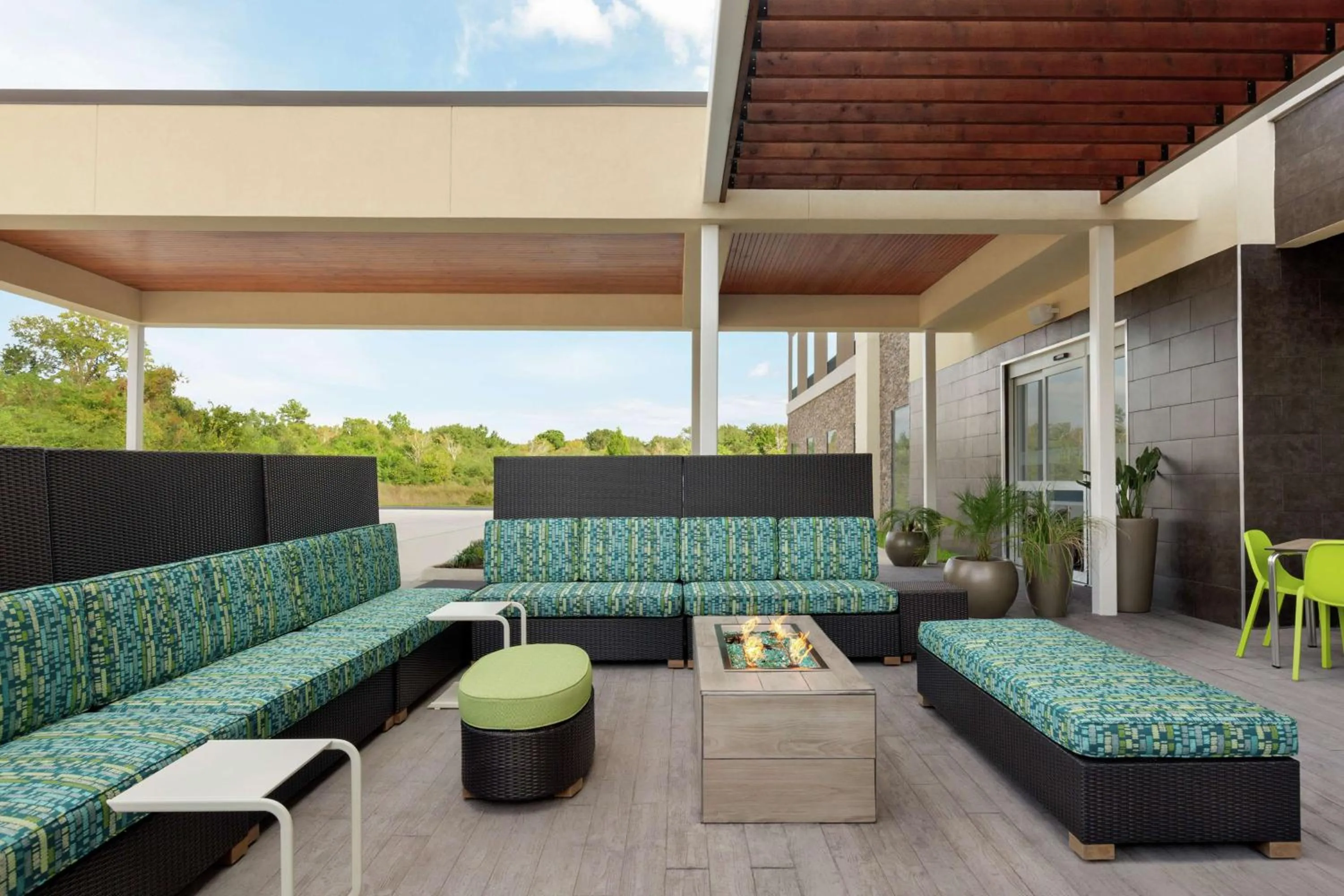 Patio in Home2 Suites By Hilton Houston-Pearland, Tx